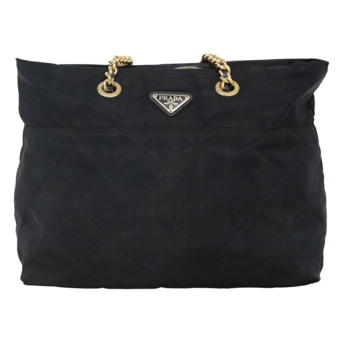 Prada Prada Chain Zip Tote Quilted Tessuto Size ONE SIZE - 1 Thumbnail