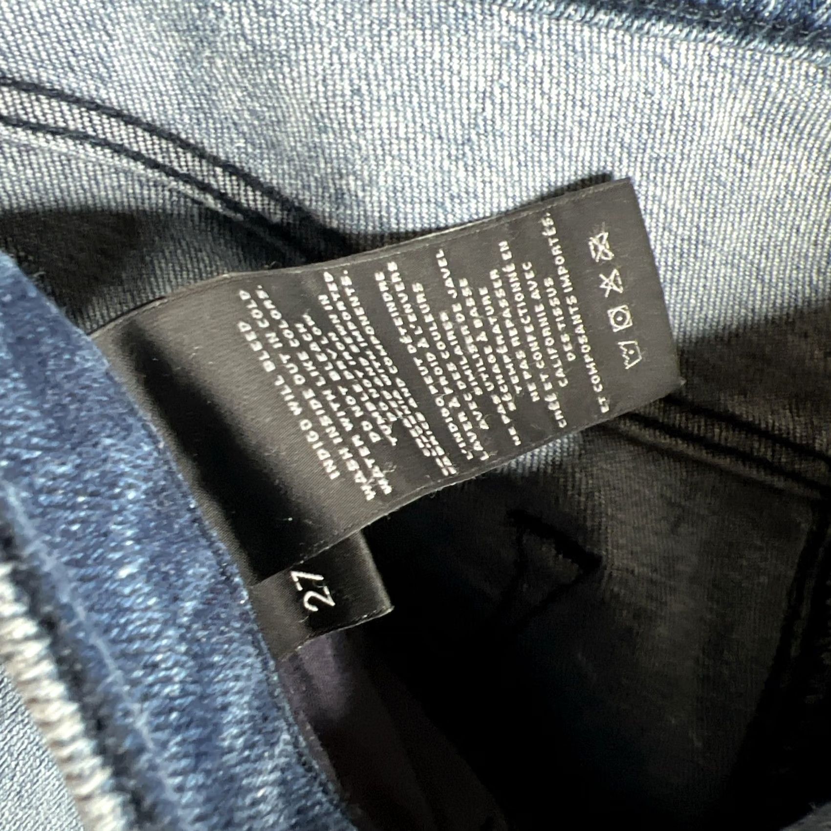 J Brand J Brand Jeans Womens 27 Blue Denim Tribeca Mid Rise Super Skinny Jeans Menus? Size 27" / US 4 / IT 40 - 5 Thumbnail