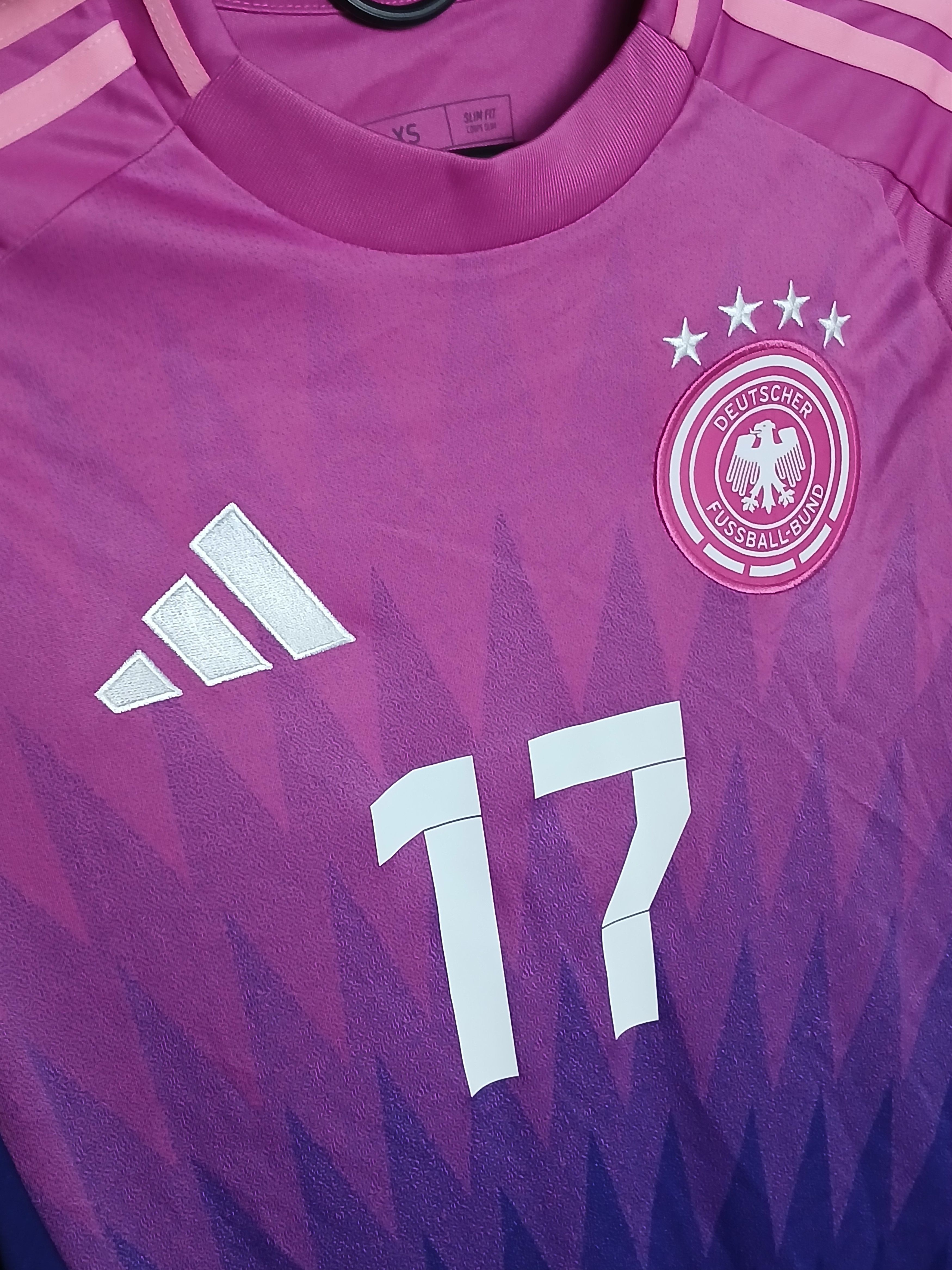 Adidas Germany 2024 Away Wirtz Football Jersey T-Shirt Size US XS / EU 42 / 0 - 4 Thumbnail