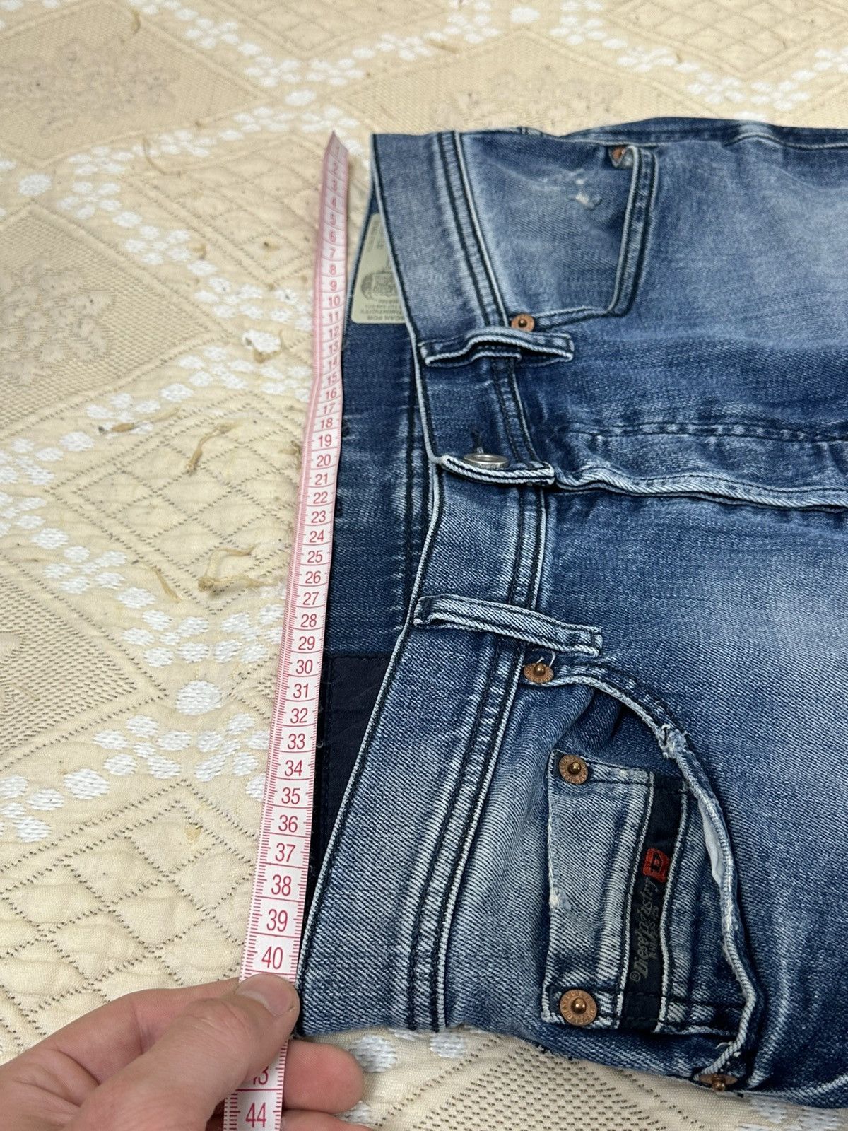 Diesel 🔥 Diesel Tepphar Slim Carrot Skinny Denim Pants Jeans Y2K Size US 31 - 6 Thumbnail