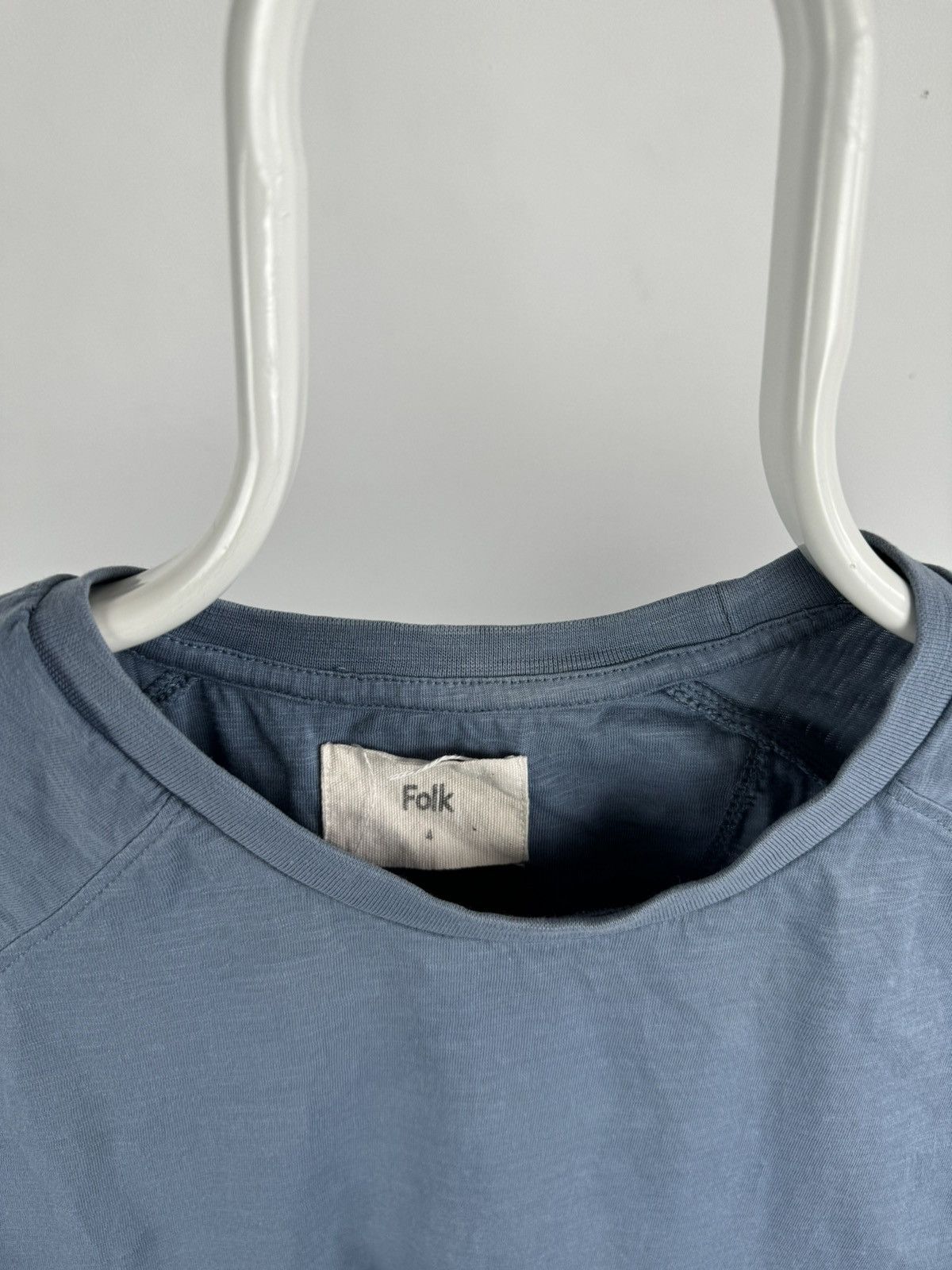 Folk Folk Basic Blue Cotton Shirt Size US L / EU 52-54 / 3 - 3 Thumbnail