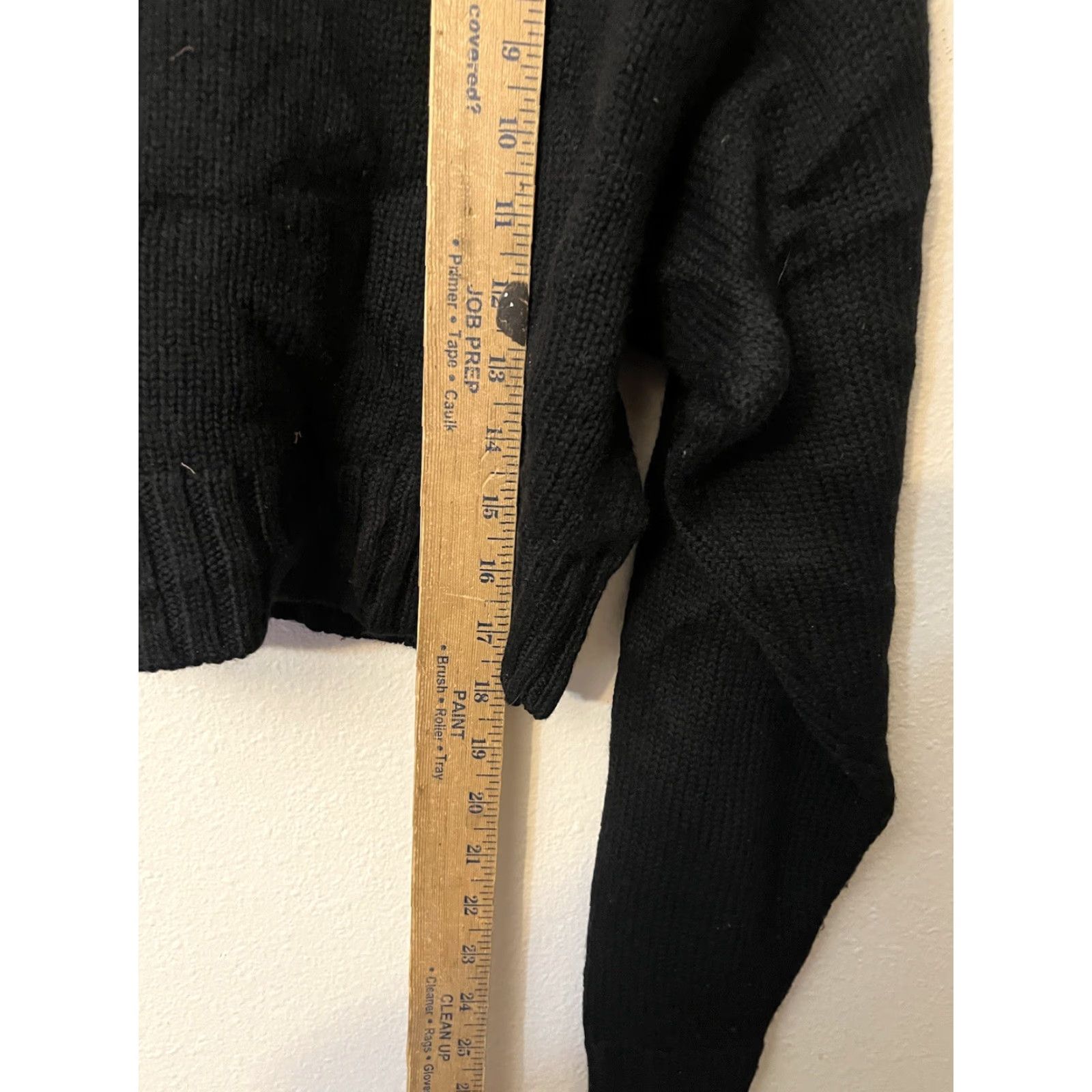 Vintage ARITZIA Wilfred Free Isabelli Sweater Small Sweater Black 100% Merino Wool Knit Pullover Womens Size S / US 4 / IT 40 - 5 Thumbnail