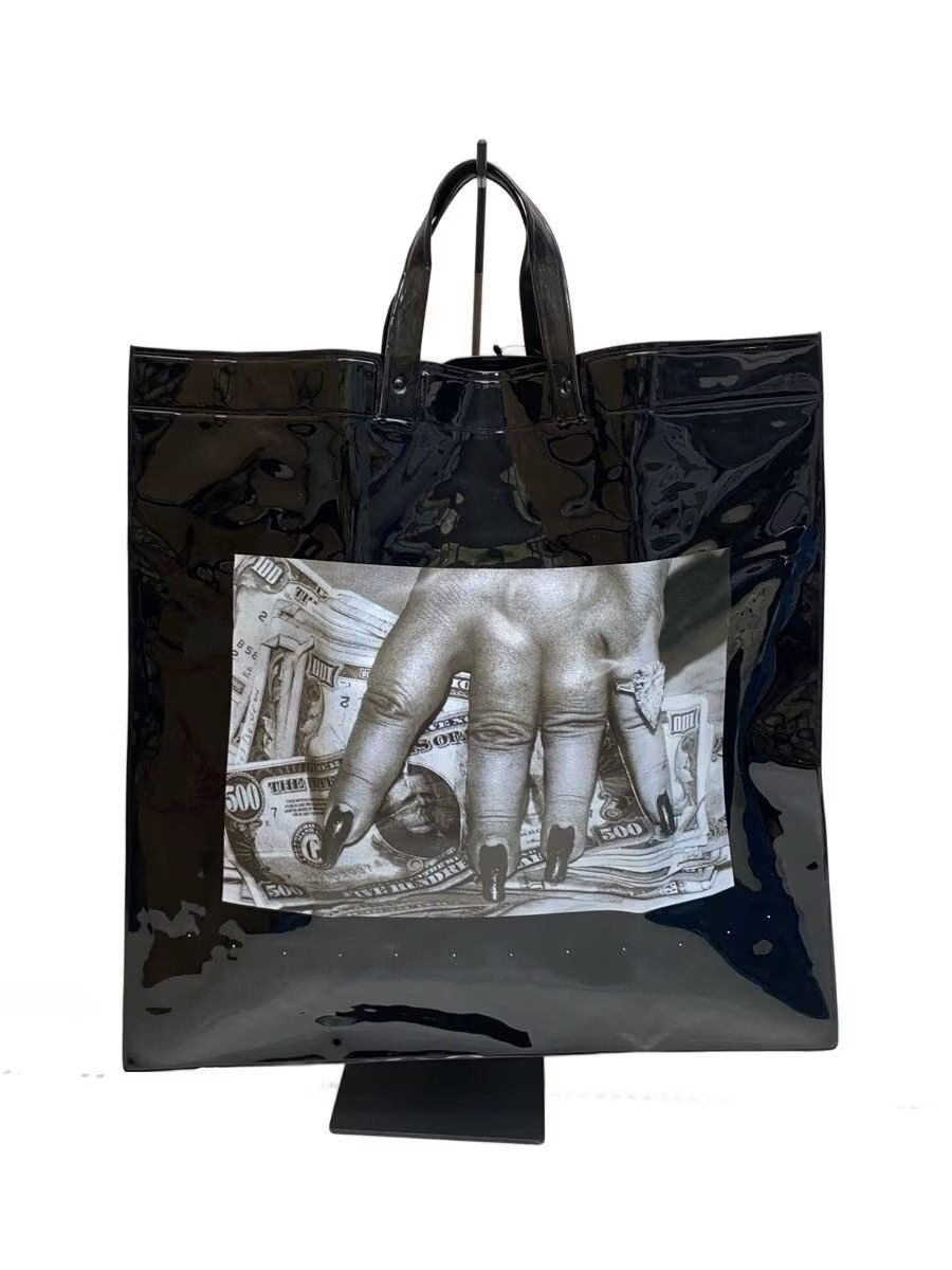 COMME des GARCONS Vinyl Tote bag QQ-K003 Black One Size