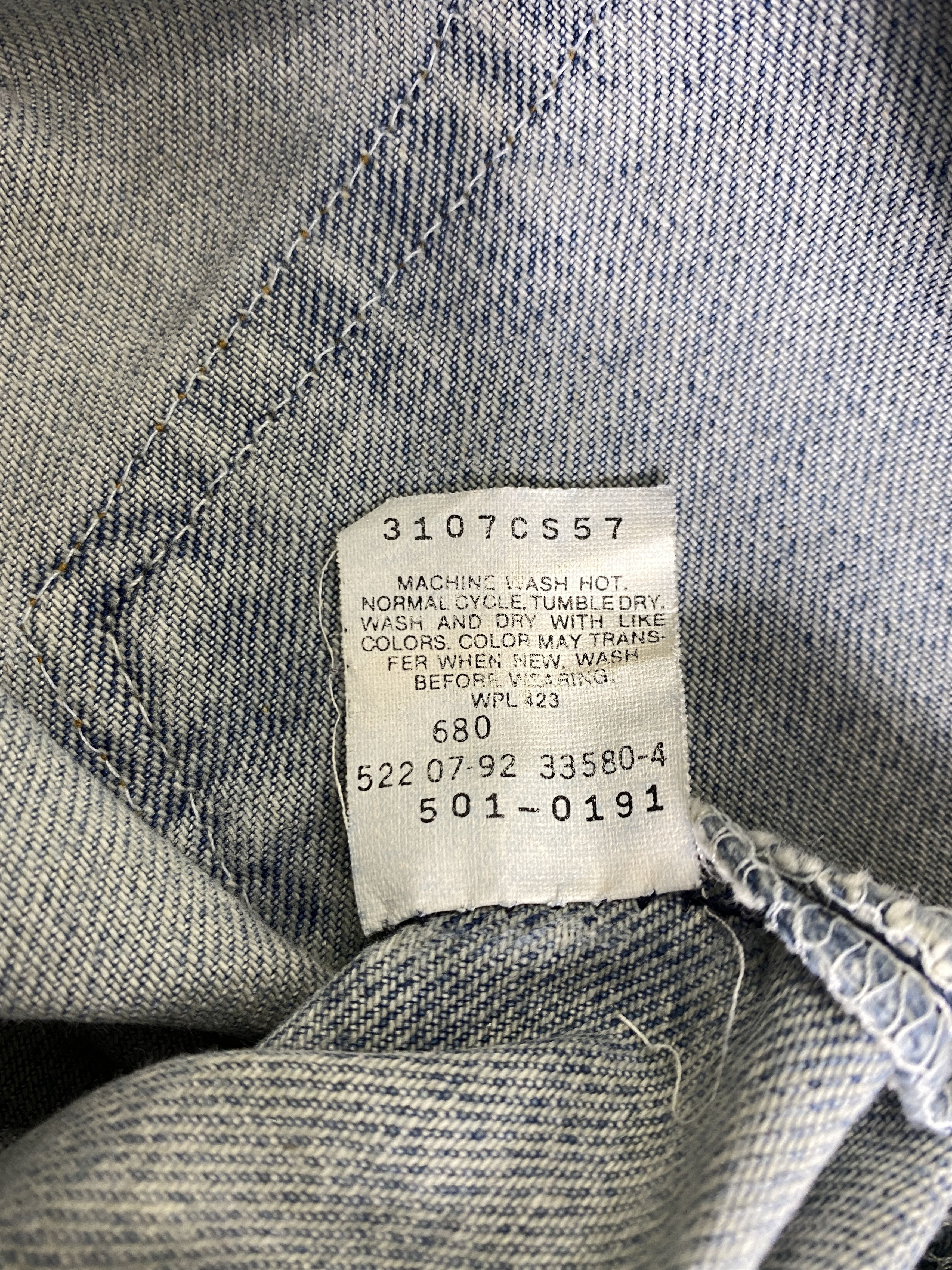 Levi's Light Blue Wash Vintage Levis 501 USA 30x27.5 - JN3170 Size US 30 / EU 46 - 10 Thumbnail