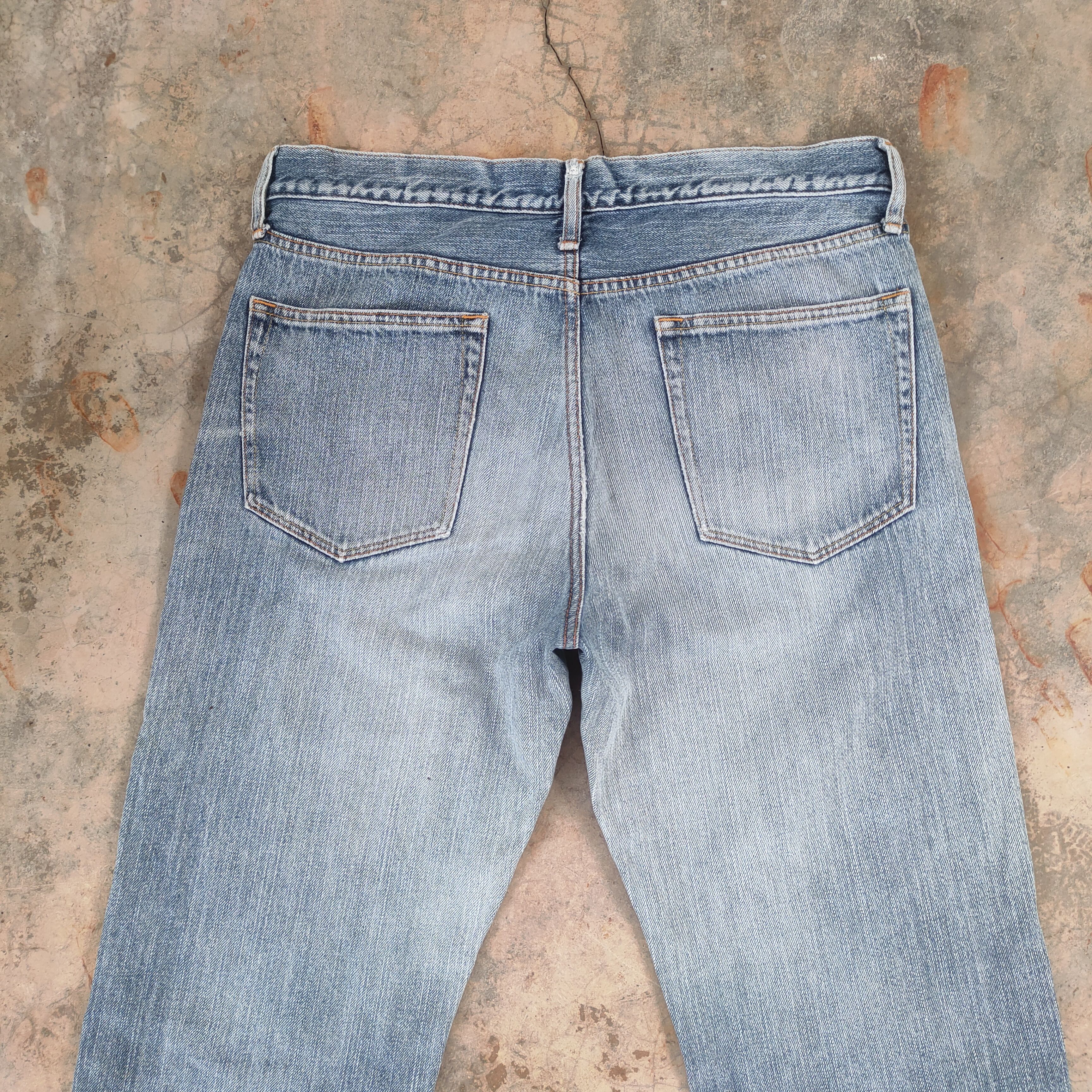 Japanese Brand VINTAGE JAPANESE FADED DISTRESSED JEANS PANTS Size US 34 / EU 50 - 9 Thumbnail