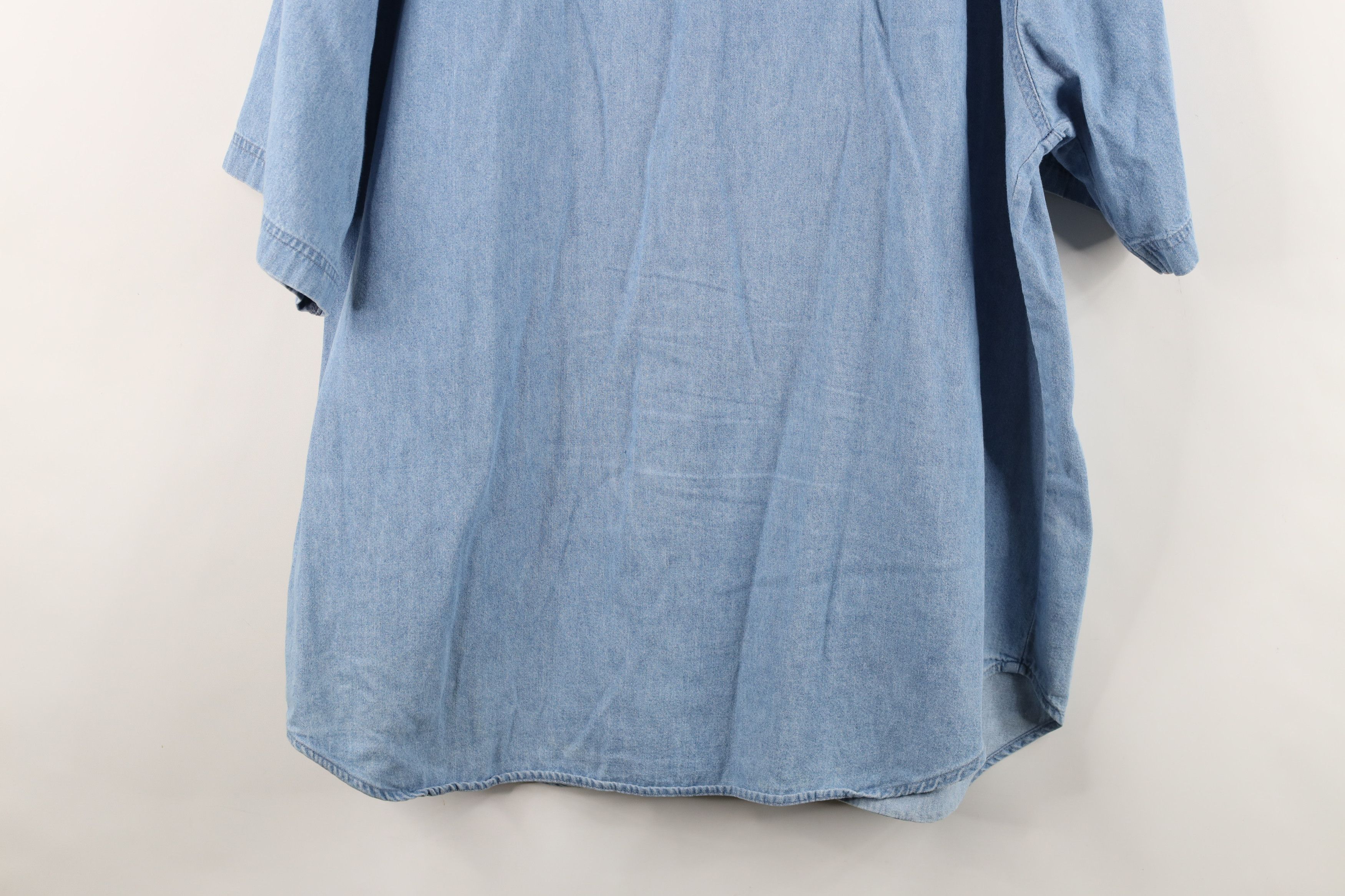 Vintage Vintage 90s Streetwear Short Sleeve Collared Button Shirt Size US XXL / EU 58 / 5 - 12 Thumbnail