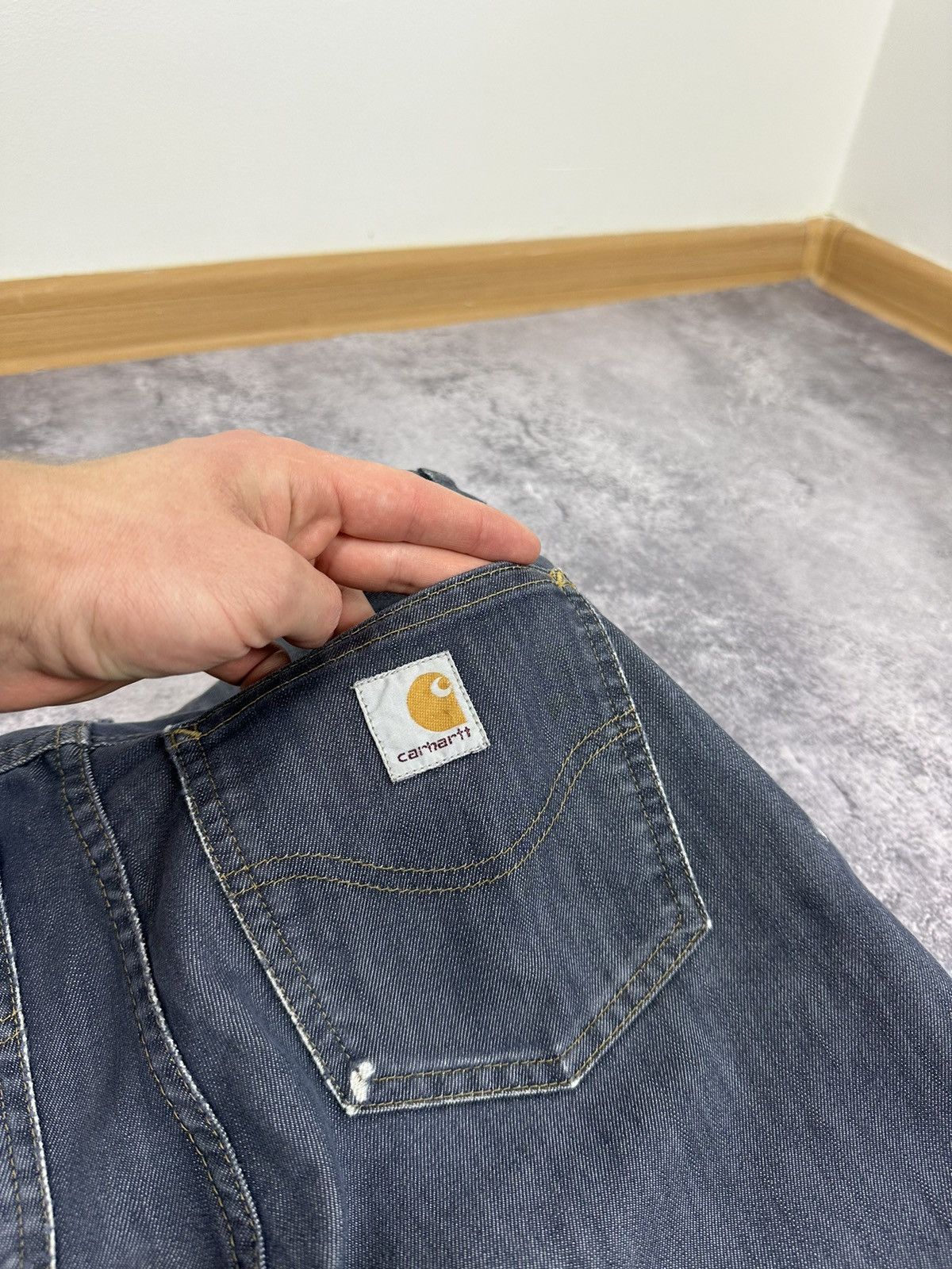 Carhartt Vintage Carhartt Distressed Denim USA Hype Flared Jeans Size 30" / US 8 / IT 44 - 8 Thumbnail