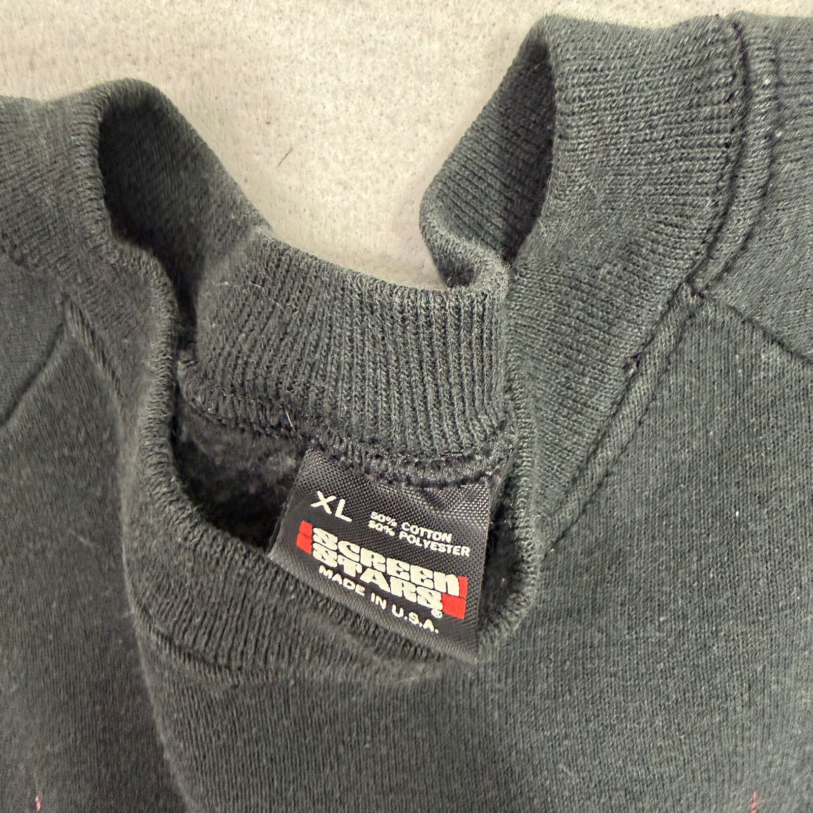 Vintage Vintage Black Cat Sweatshirt Size Extra Large Crewneck 90s Size US XL / EU 56 / 4 - 4 Thumbnail