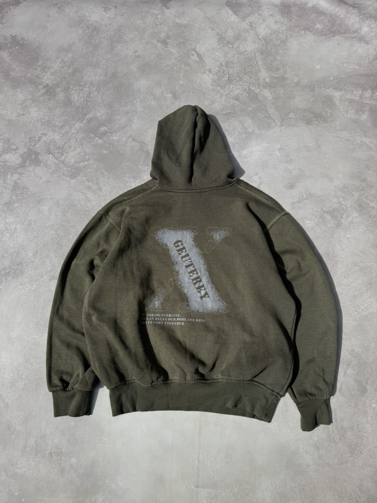 Vintage Vintage Geuterey Diesel Style Baggy Y2k Hoodie Size US L / EU 52-54 / 3 - 2 Thumbnail