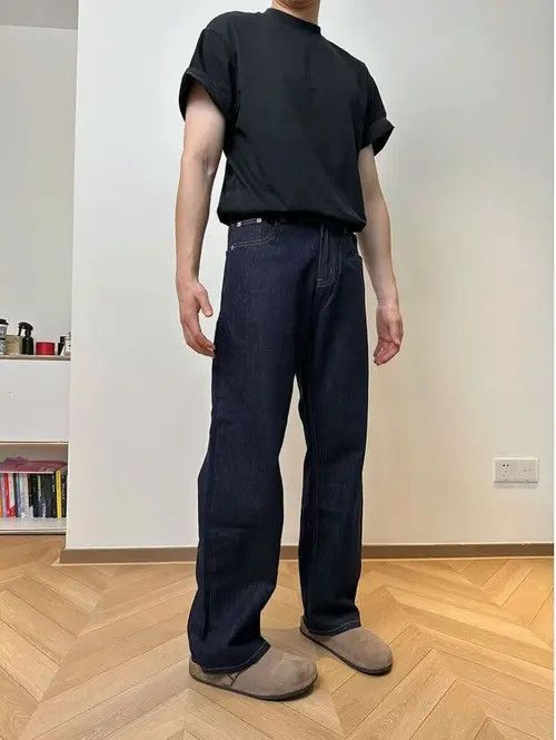Hypebeast × Japanese Brand × Jean Blue washed vintage classic straight jeans y2k Size US 32 / EU 48 - 3 Thumbnail