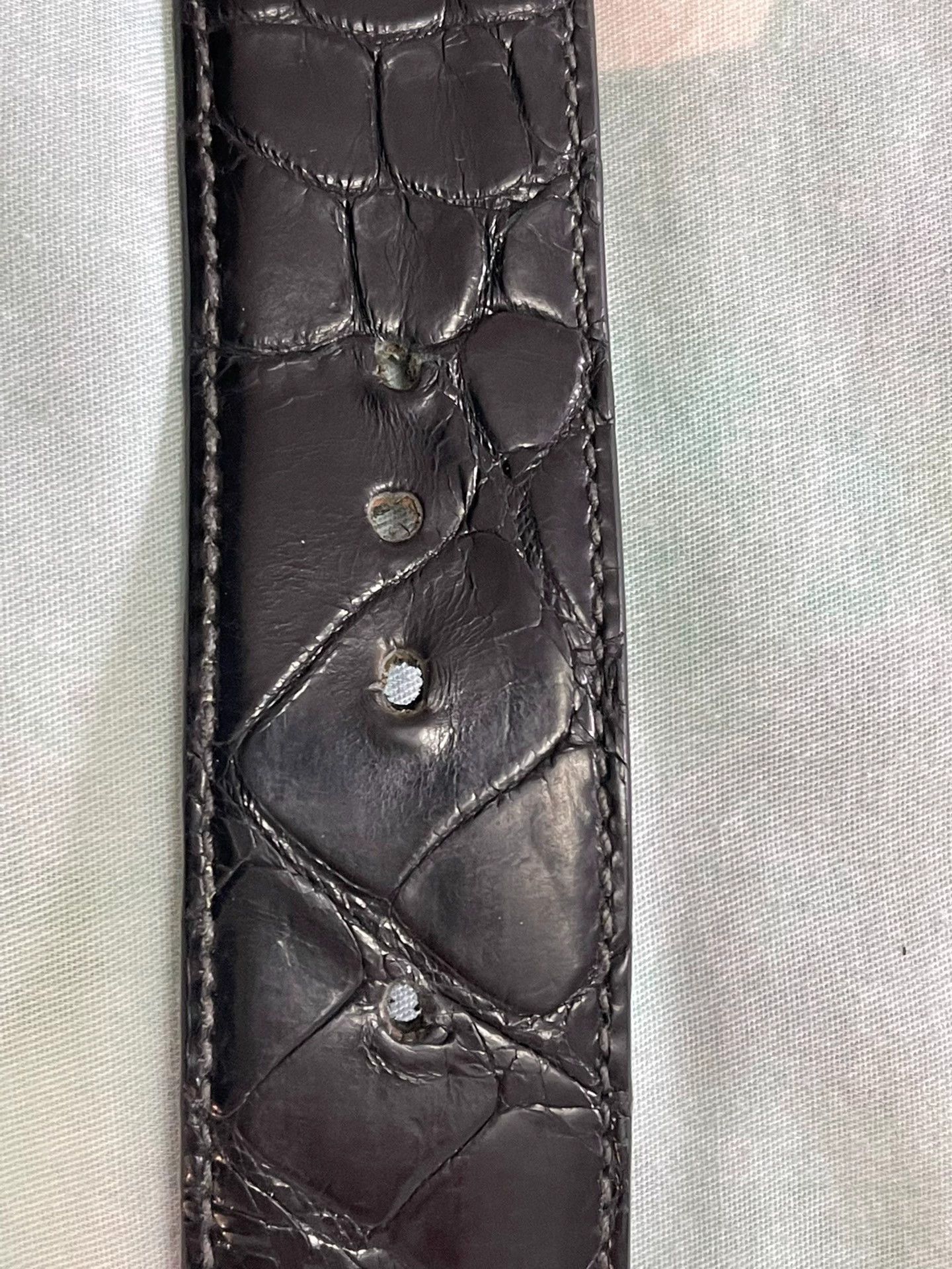 Stefano Ricci SR Premium Black Belt Men's 95 Size ONE SIZE - 6 Thumbnail