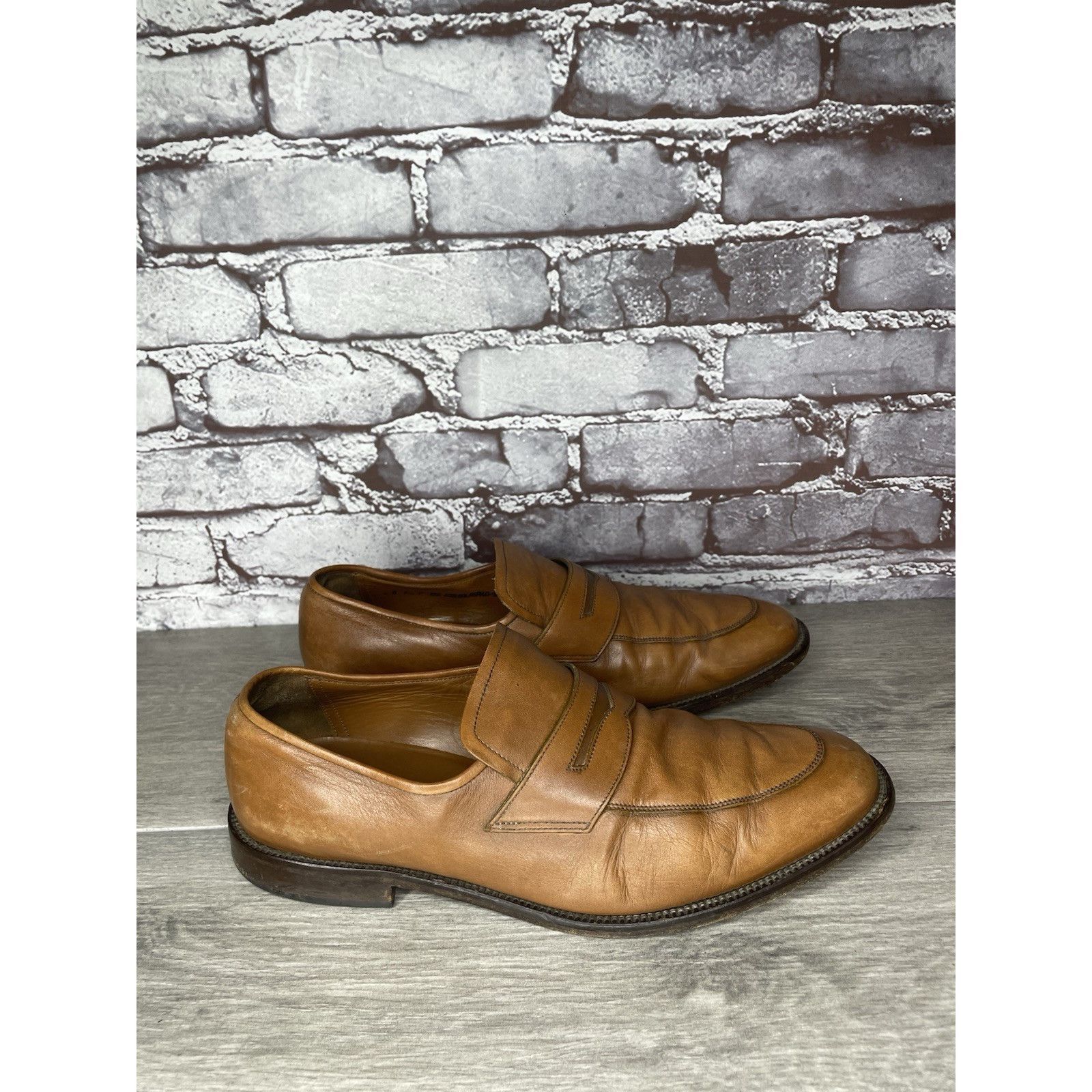 Bally Bally Brown Leather Salasan Penny Loafers Dress Shoes Men’s Size US 7 / EU 40 - 15 Thumbnail