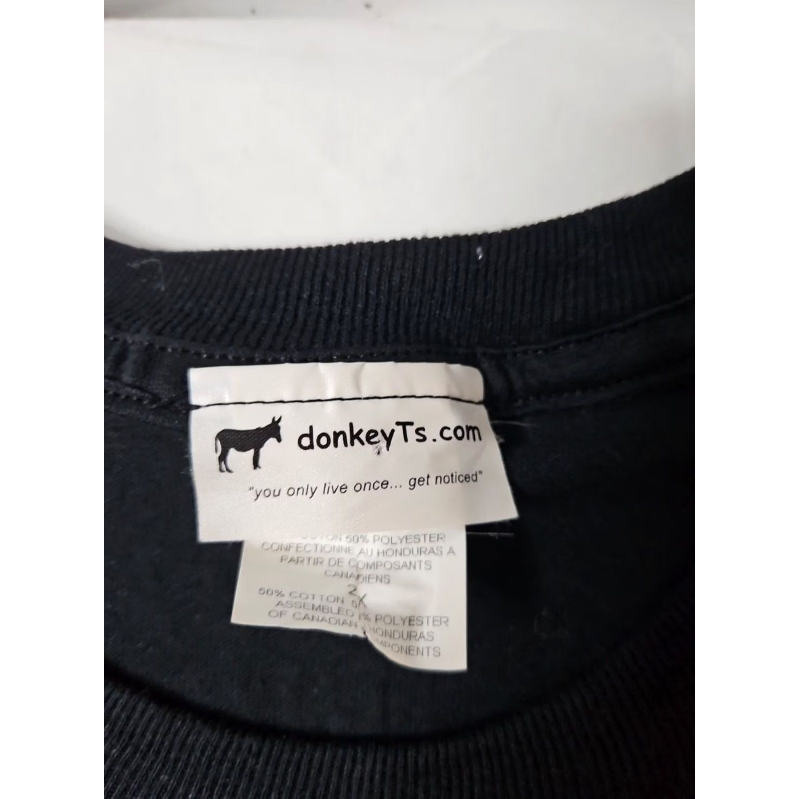 Vintage VINTAGE D12 Eminem Rap Tee Shirt Mens 2XL Black 2000's Y2K R.I.P Proof 1975-2006 Graphic Print Music Band Hip Hop Donkey T's Size US XXL / EU 58 / 5 - 4 Thumbnail