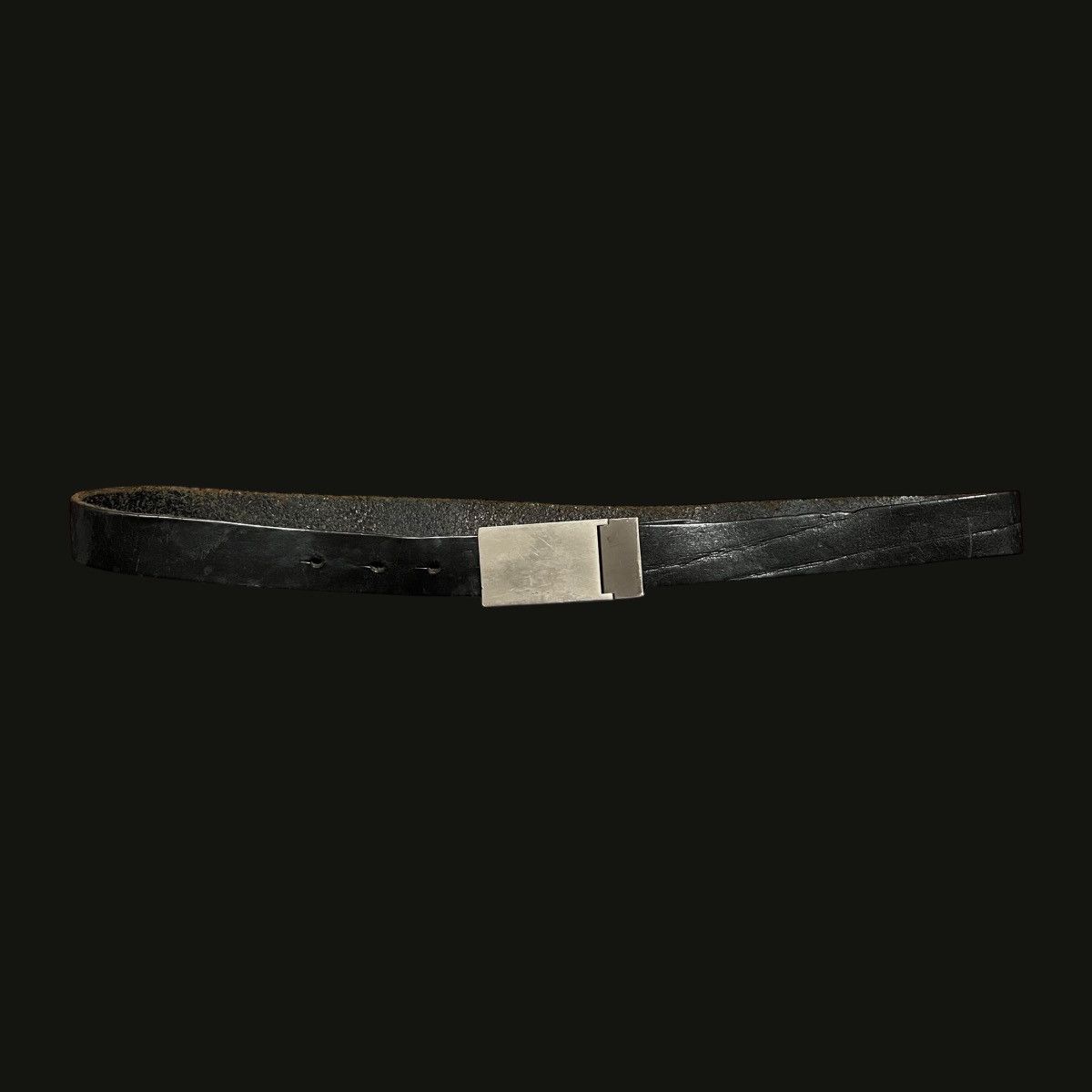 Yohji Yamamoto Vintage Yohji Yamamoto Leather Belt Size 30 - 1 Thumbnail