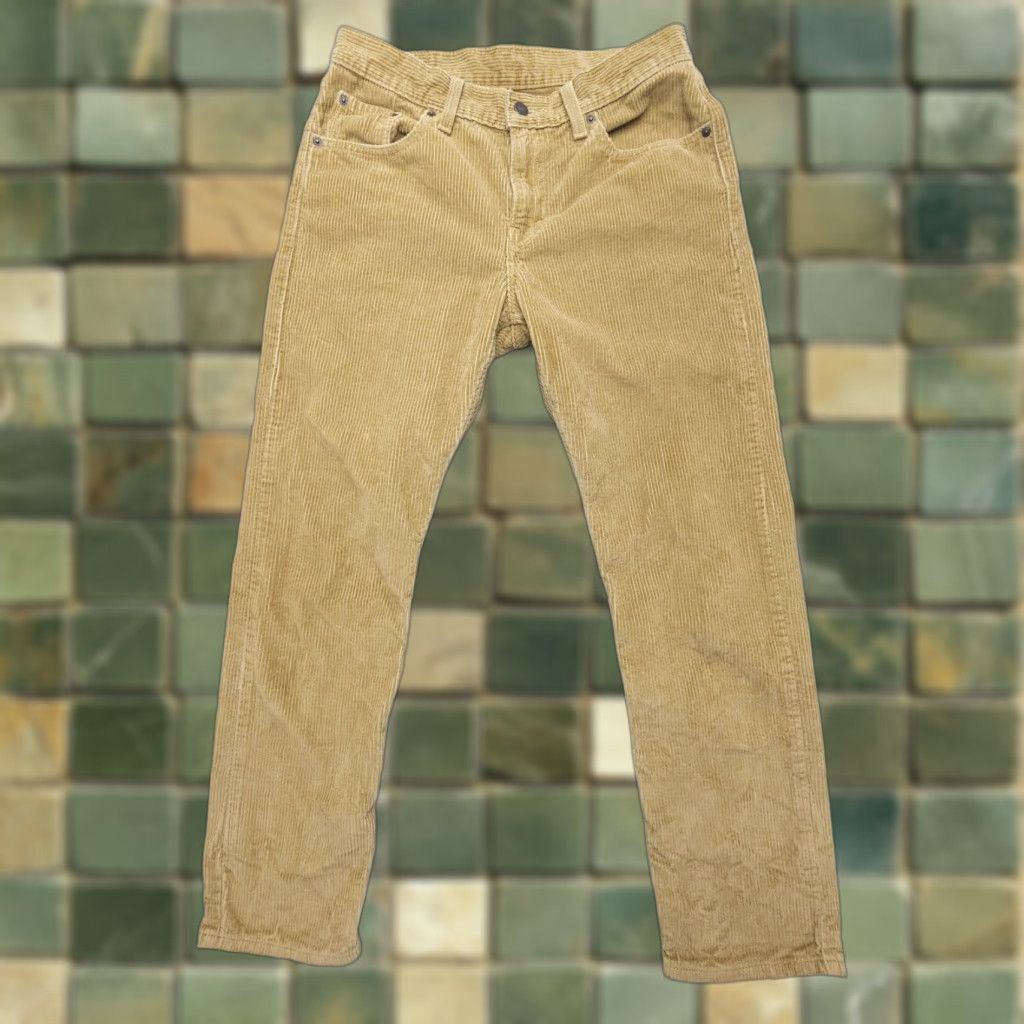 Levi's Levi's Jeans Womens 29 30 Tan Cotton Corduroy Classic Straight Denim Size 29" - 1 Thumbnail