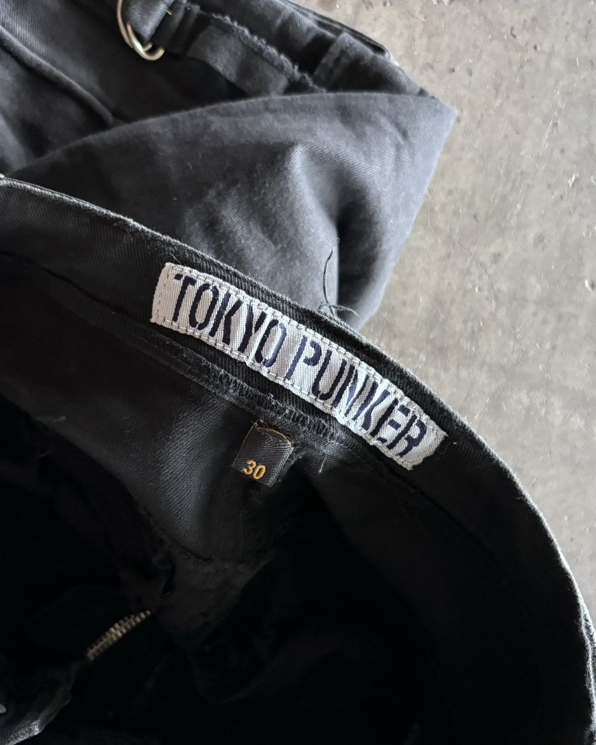 14th Addiction × Japanese Brand × KMRii Tokyo Punker Cargo Multi Zip Up Pants Size US 28 / EU 44 - 4 Thumbnail