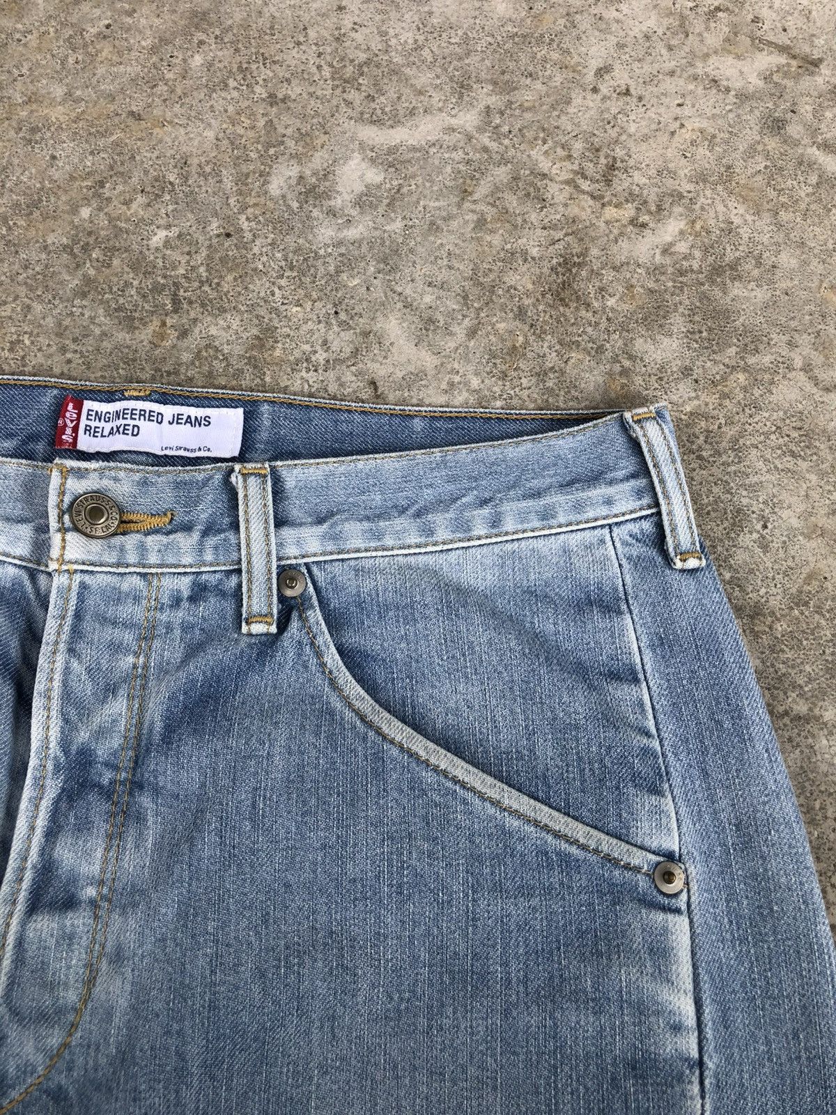 Levi's Levis Engineered Jeans Distressed Denim Size US 32 / EU 48 - 15 Thumbnail