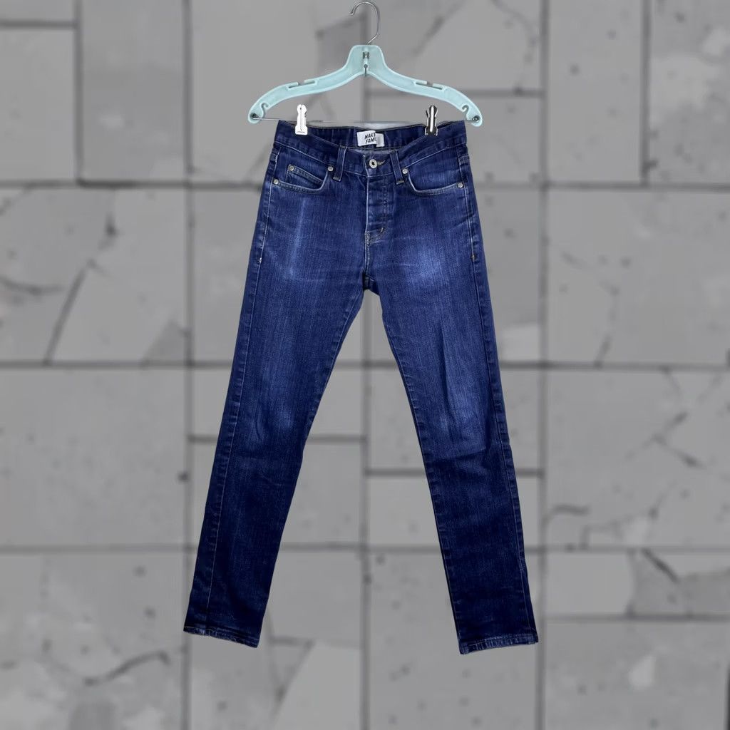 Vintage Naked & Famous Jeans Mens 30x30 Blue Dark Wash Slim Skinny Denim Pants Casual Pants Jeans Shorts Not Applicable Size US 30 / EU 46 - 1 Thumbnail