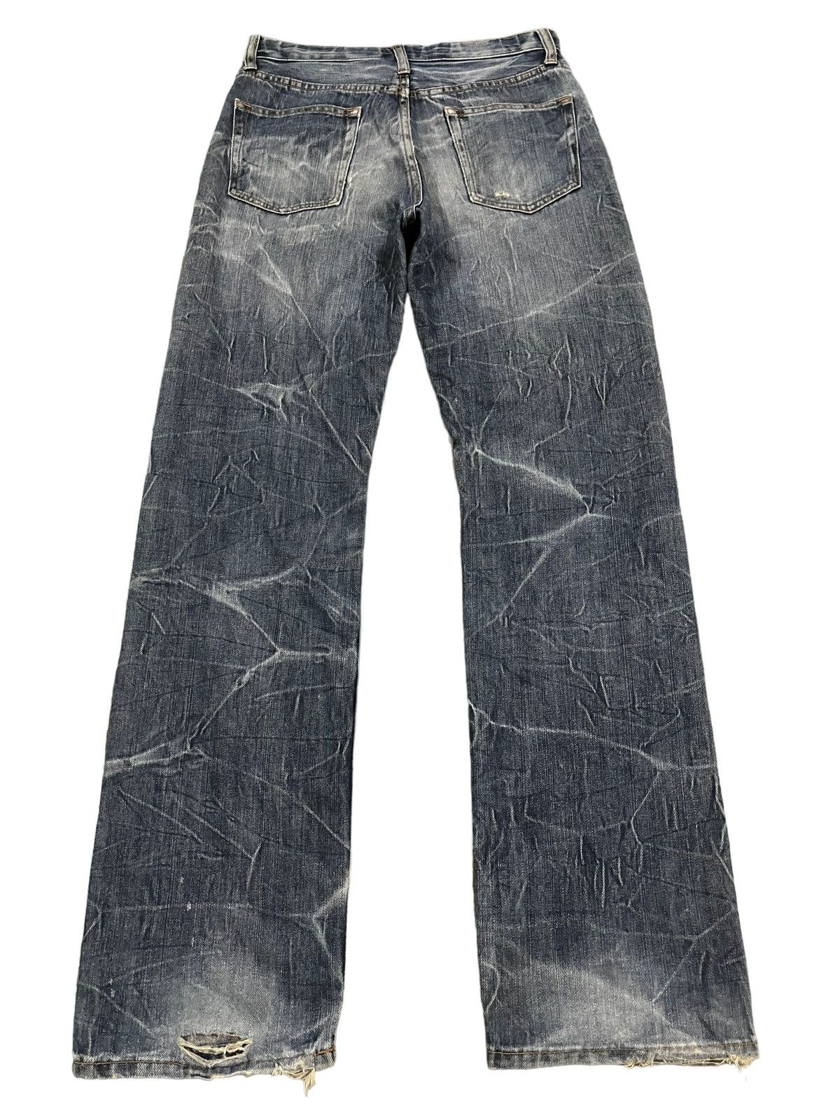 14th Addiction Vintage Japanese Brand Blue Wash Style Baggy Jeans Size US 29 - 2 Thumbnail