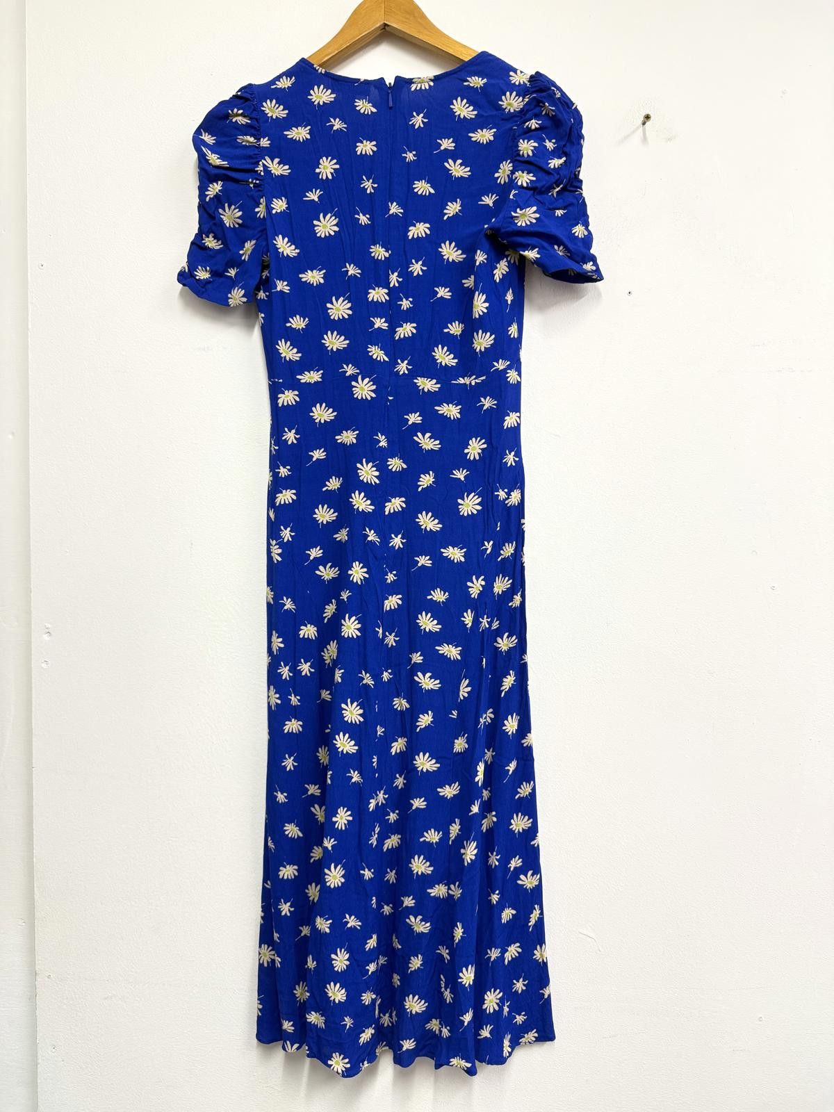 Whistles Whistles Blue Floral Midi Dress UK 10 Size M / US 6-8 / IT 42-44 - 4 Thumbnail