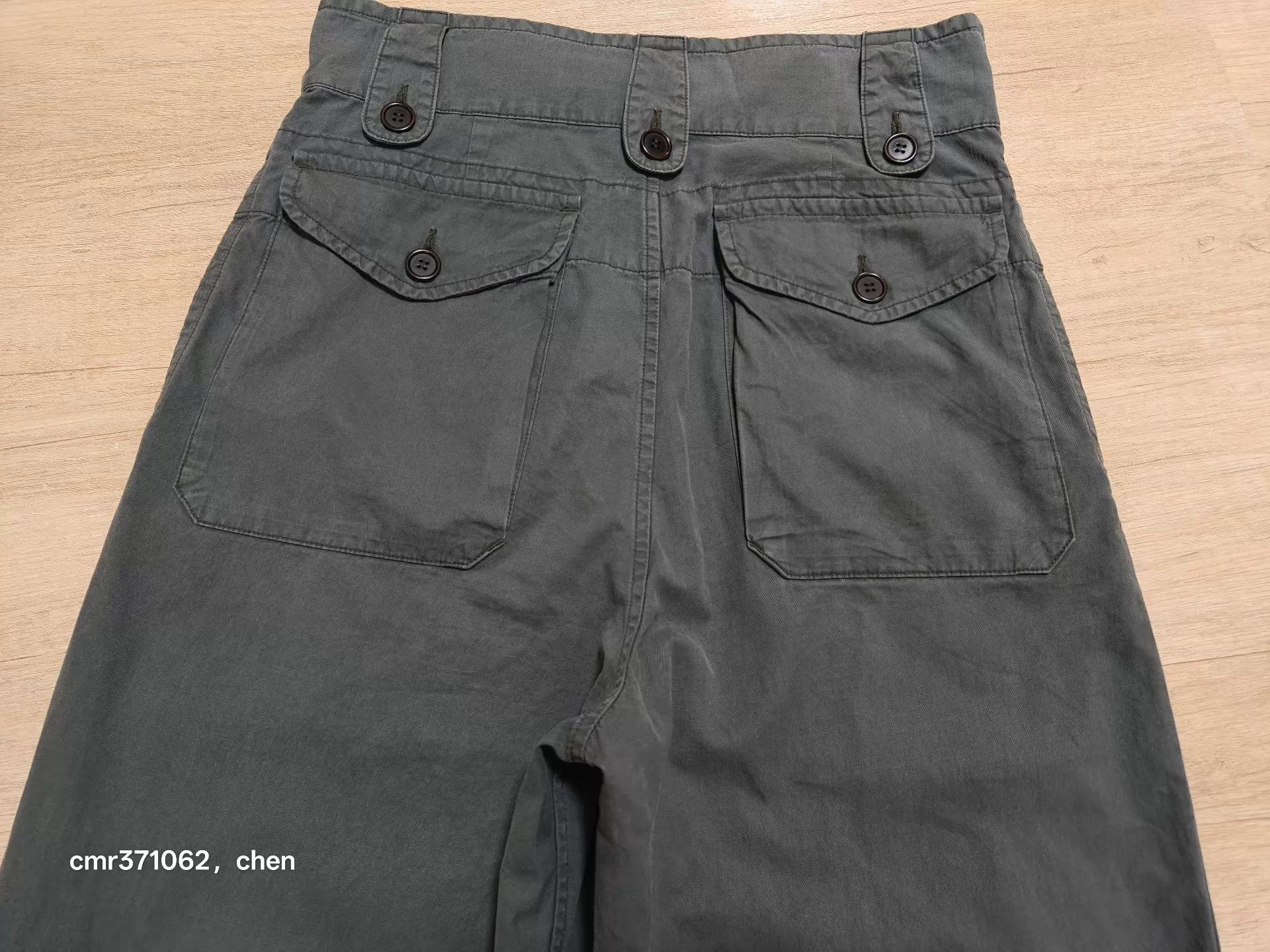 Visvim VISVIM 21SS CORONEL PANTS olive2 2 military cuffed Size US 32 / EU 48 - 5 Thumbnail