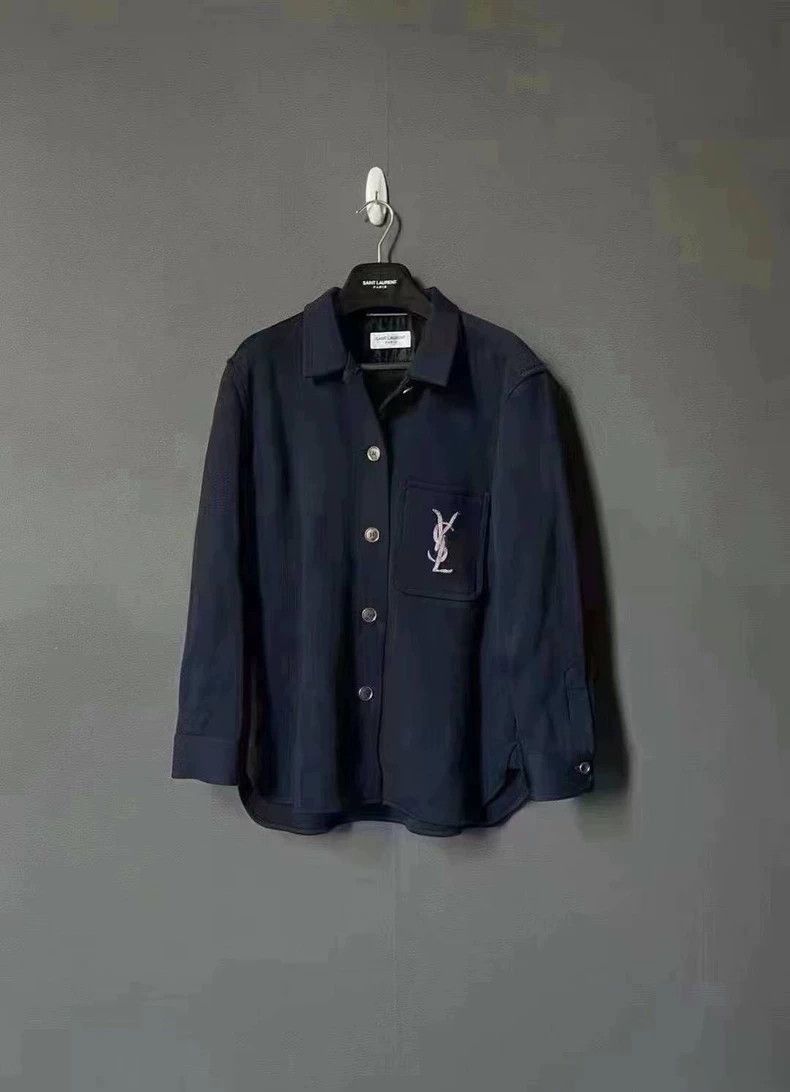 Saint Laurent Paris Saint Laurent Paris Golden logo jacket-2506 Size US S / EU 44-46 / 1 - 1 Thumbnail