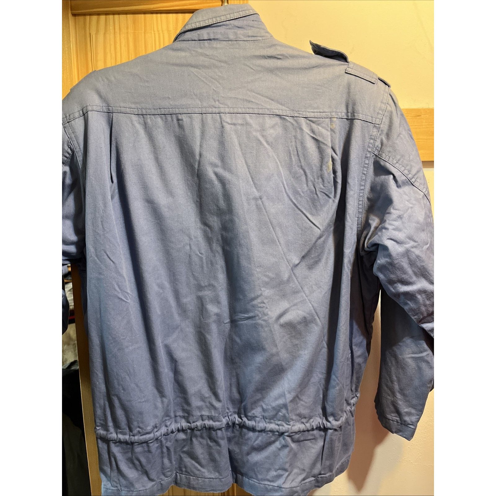 Nordstrom Nordstrom Women’s M Jacket Point Of View Blue Safari Canvas Size M / US 6-8 / IT 42-44 - 11 Thumbnail