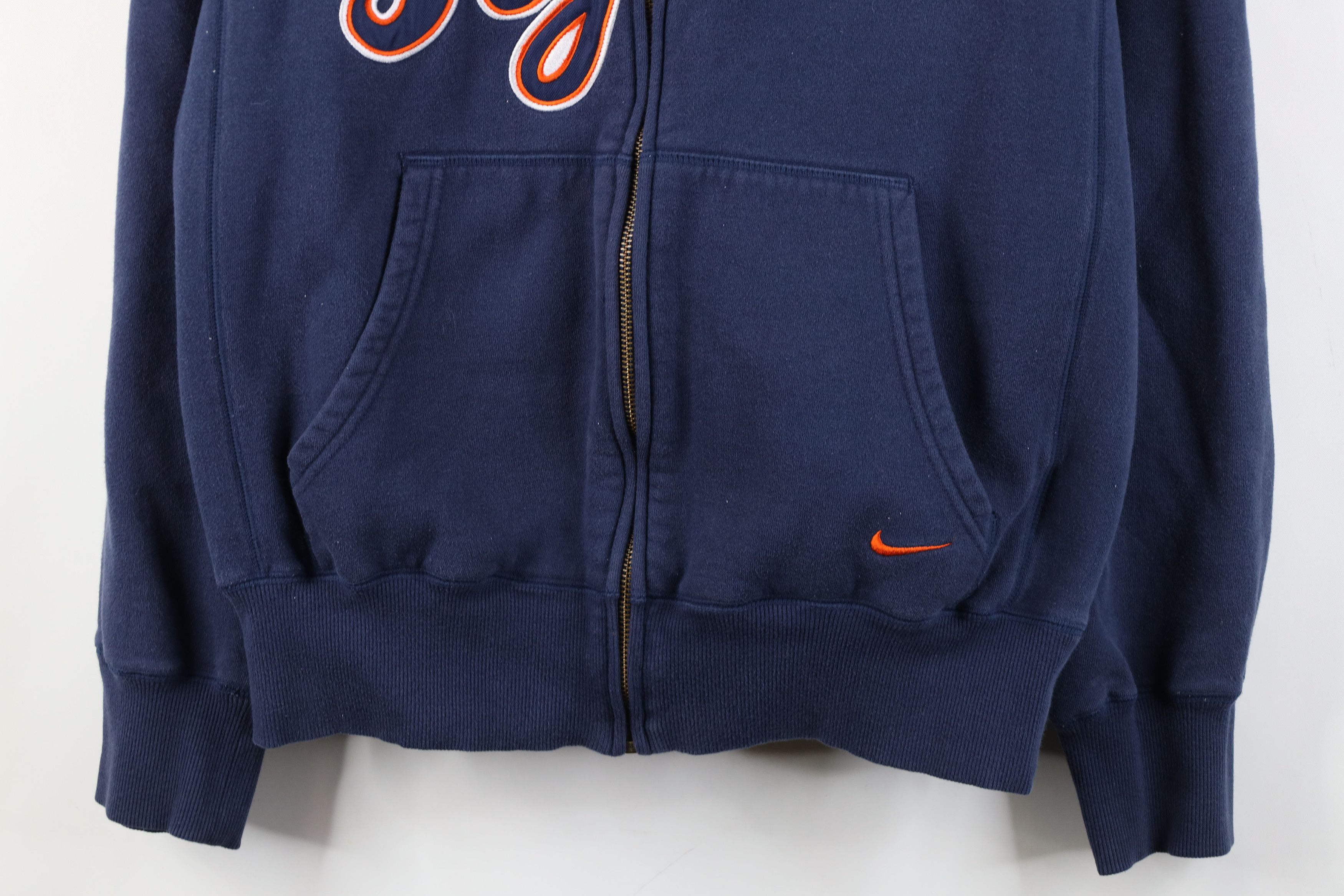 Nike Vintage Nike Scott Mini Swoosh Detroit Tiges Zip Hoodie Size US S / EU 44-46 / 1 - 3 Thumbnail