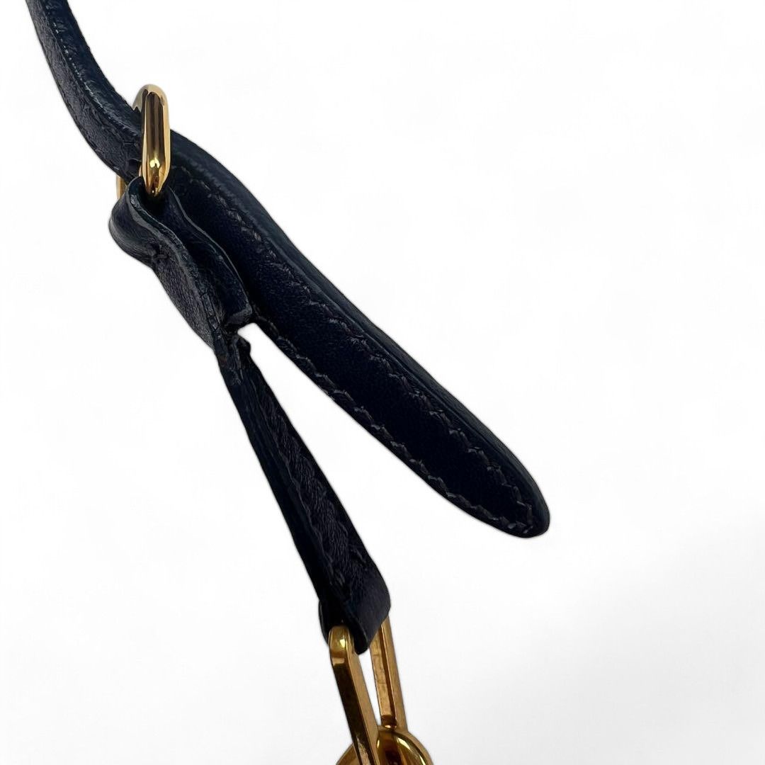 Miu Miu Miu Miu - Matelasse Shoulder Bag Navy Leather Size ONE SIZE - 5 Thumbnail