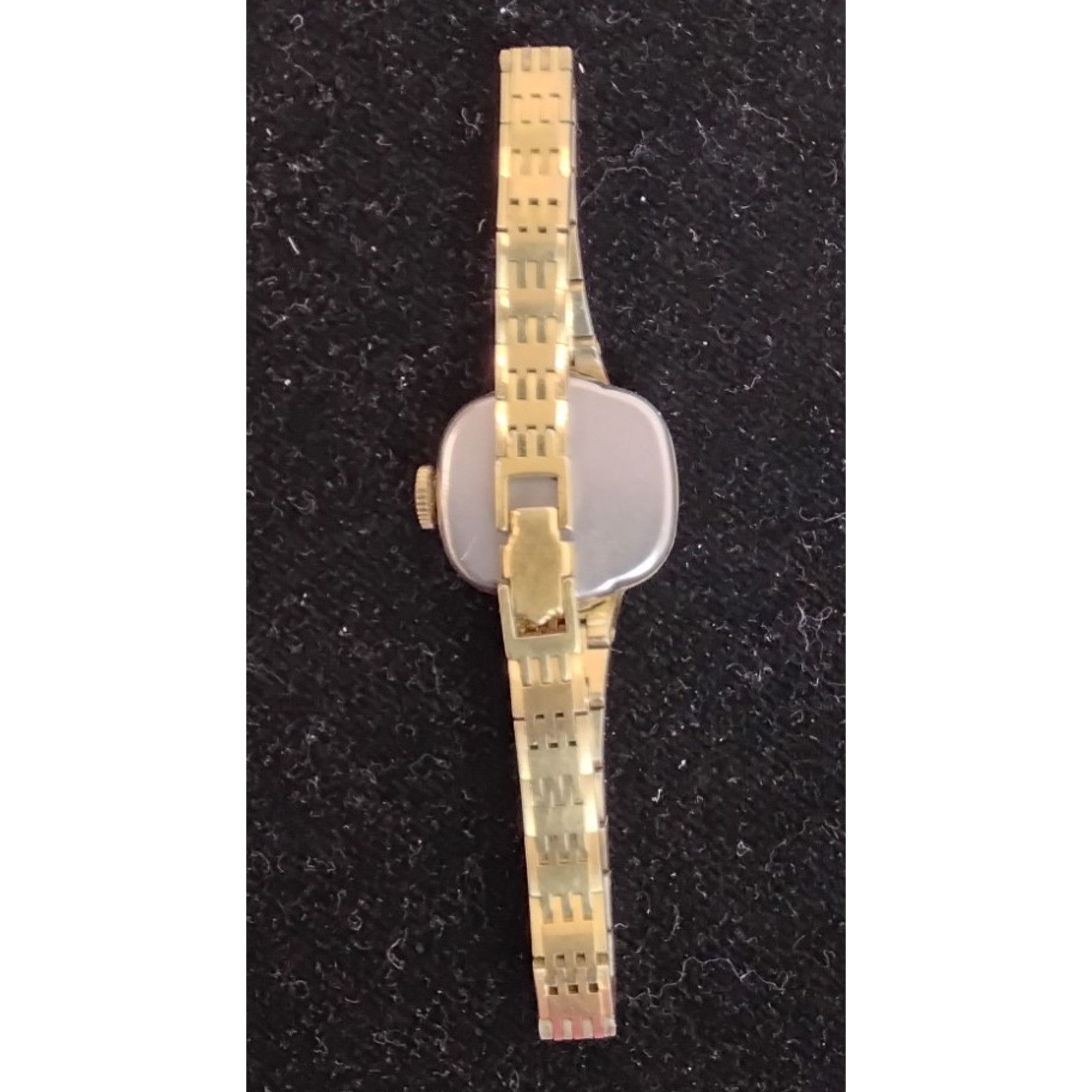 Timex Timex Gold Tone Wind Up Watch Women's Vintage Rectangular Size ONE SIZE - 4 Thumbnail