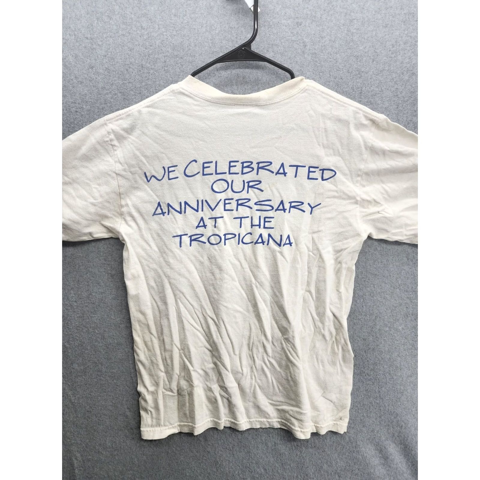 Anvil VINTAGE Tropicana Medium Shirt Celebrate Anniversary Distressed Double Sided Graphic Tee Mens Size US M / EU 48-50 / 2 - 5 Thumbnail