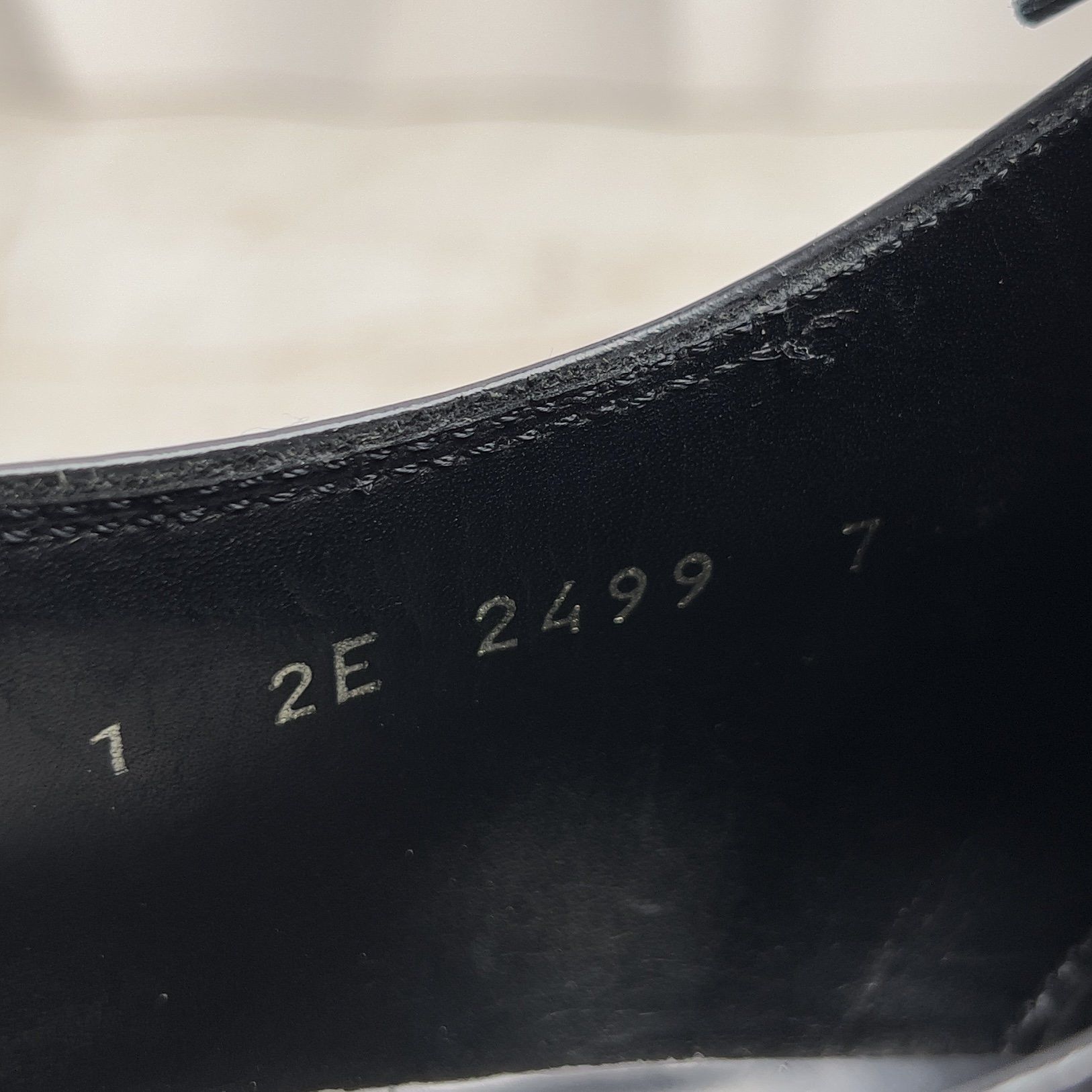 Prada Calzature Uomo Derby Graphite Patent Leather Size US 8 / EU 41 - 2 Thumbnail