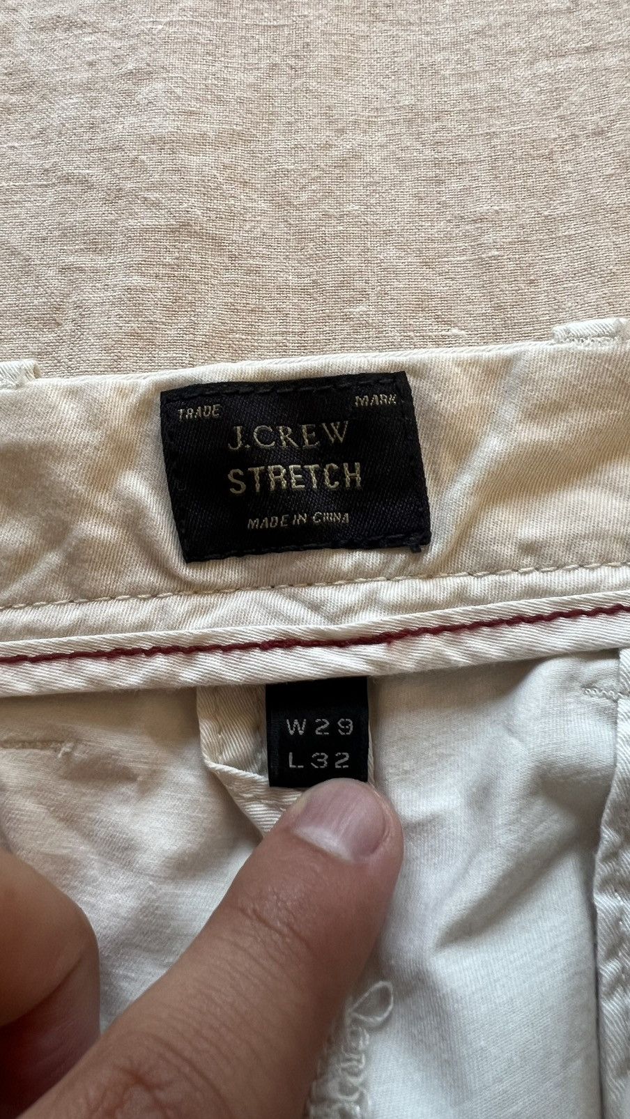 J.Crew J crew white stretch pants Size US 29 - 3 Thumbnail