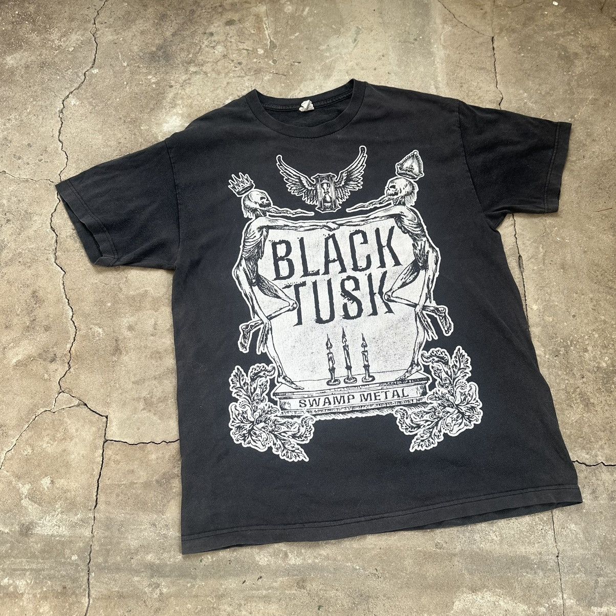Band Tees × Vintage Black tusk swamp metal t shirt Size US L / EU 52-54 / 3 - 3 Thumbnail