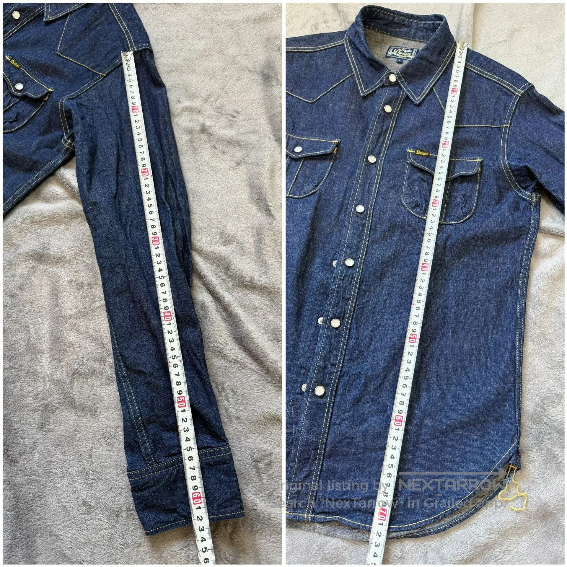 Studio D'Artisan Studio Dartisan Pig Denim Shirt. Size US L / EU 52-54 / 3 - 6 Thumbnail