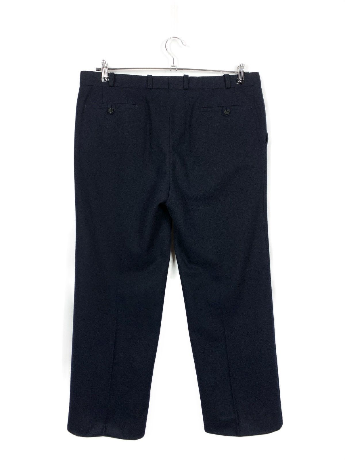 Burberry Vintage Burberrys Men's Navy Wool Trousers West Germany Size US 32 / EU 48 - 9 Thumbnail