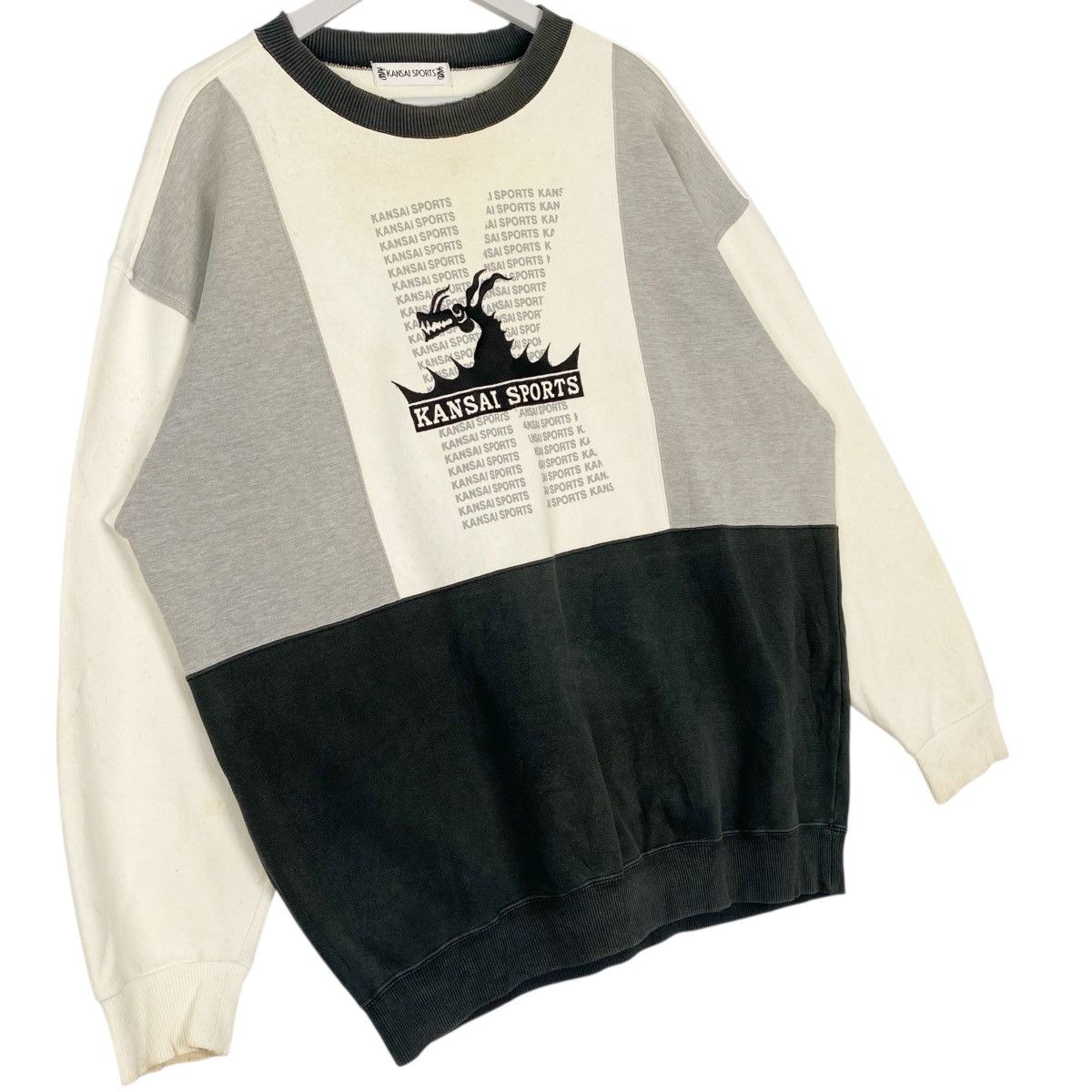 Other Vintage 90s Kansas Sweatshirt Crewneck Big Logo Embroidery Size US XL / EU 56 / 4 - 3 Thumbnail