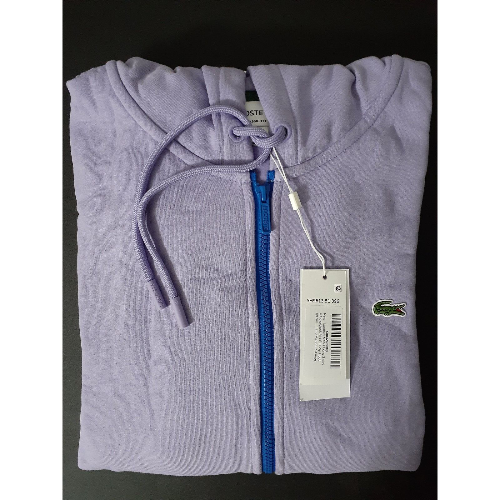 Lacoste Lacoste Men's Colorblock Mix Full Zip Sweatshirt XL Size US XL / EU 56 / 4 - 2 Thumbnail