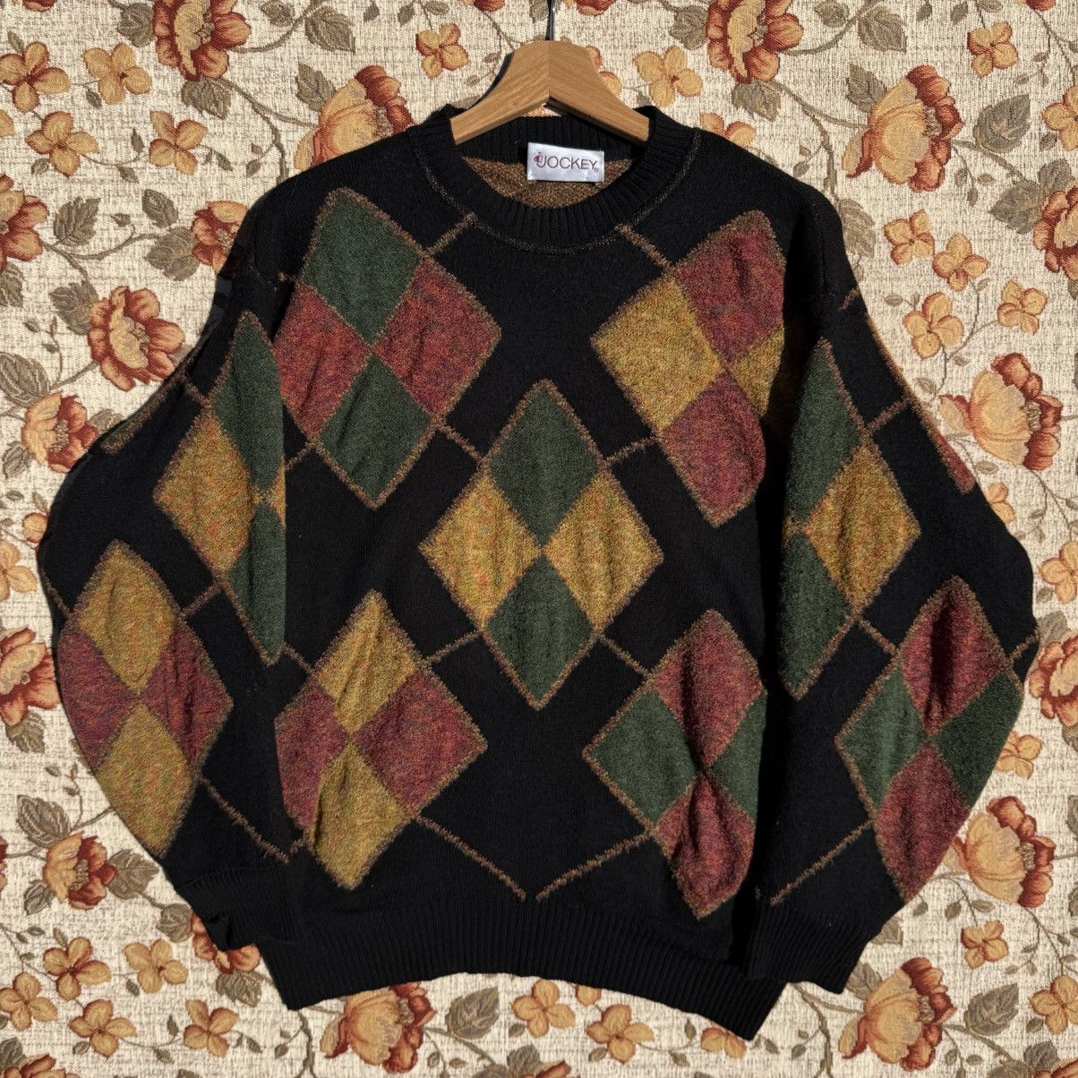 Vintage Vintage Wool Geometric Knit Avant Garde Sweater Asymmetrical Size US L / EU 52-54 / 3 - 3 Thumbnail