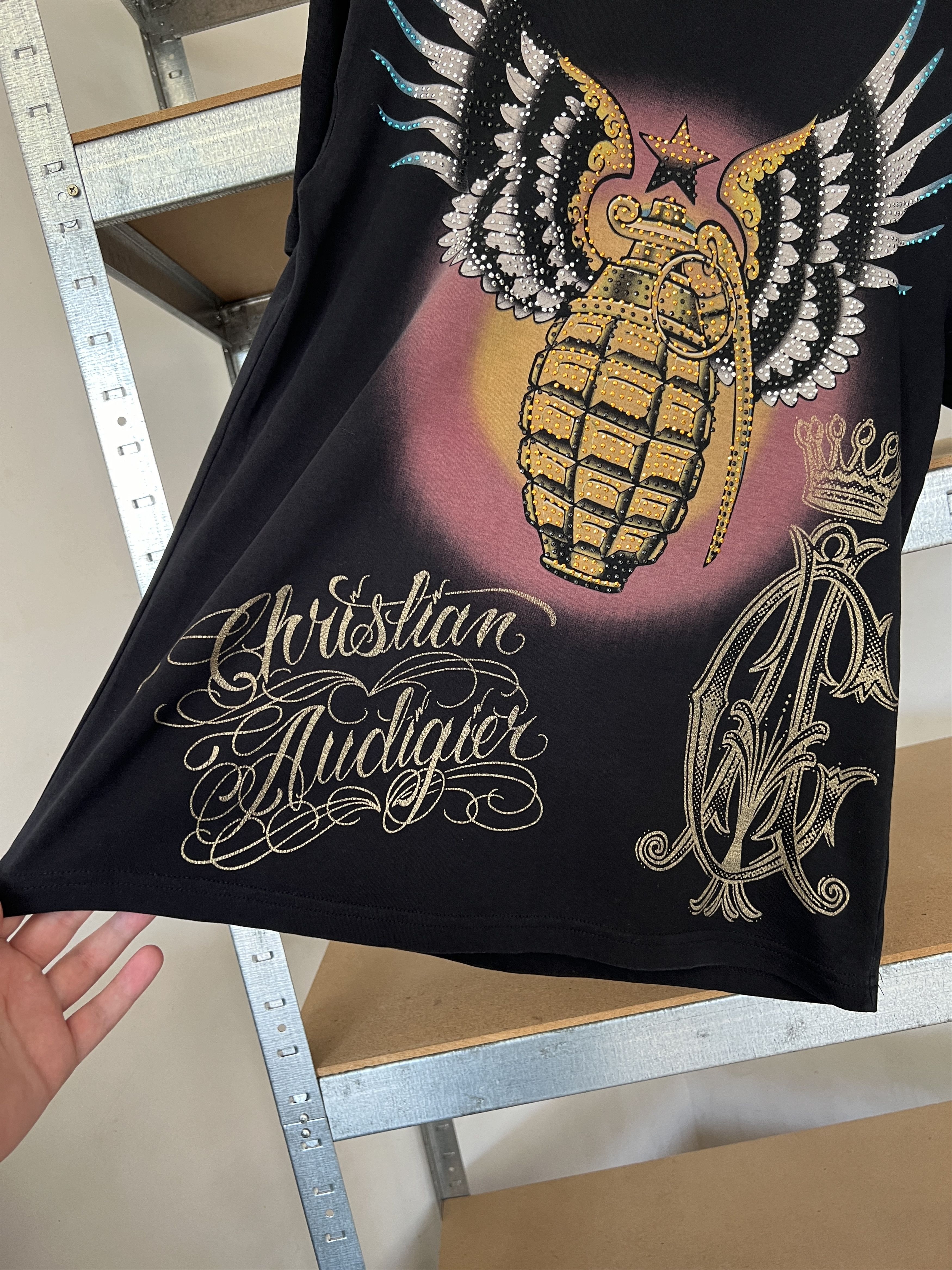 Christian Audigier Christian Audigier Y2K Vintage Affliction Style Tee Size US L / EU 52-54 / 3 - 11 Thumbnail