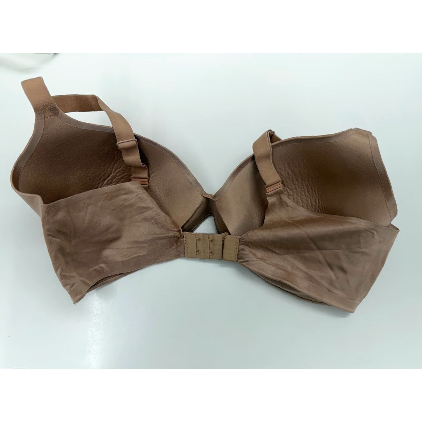 Victoria's Secret Victoria's Secret Womens Bra 38D Lined Padded Wireless Semi Demi Tan Bra Shirt T-Shirt Ladies Wax Brown 90s? Size ONE SIZE - 7 Thumbnail