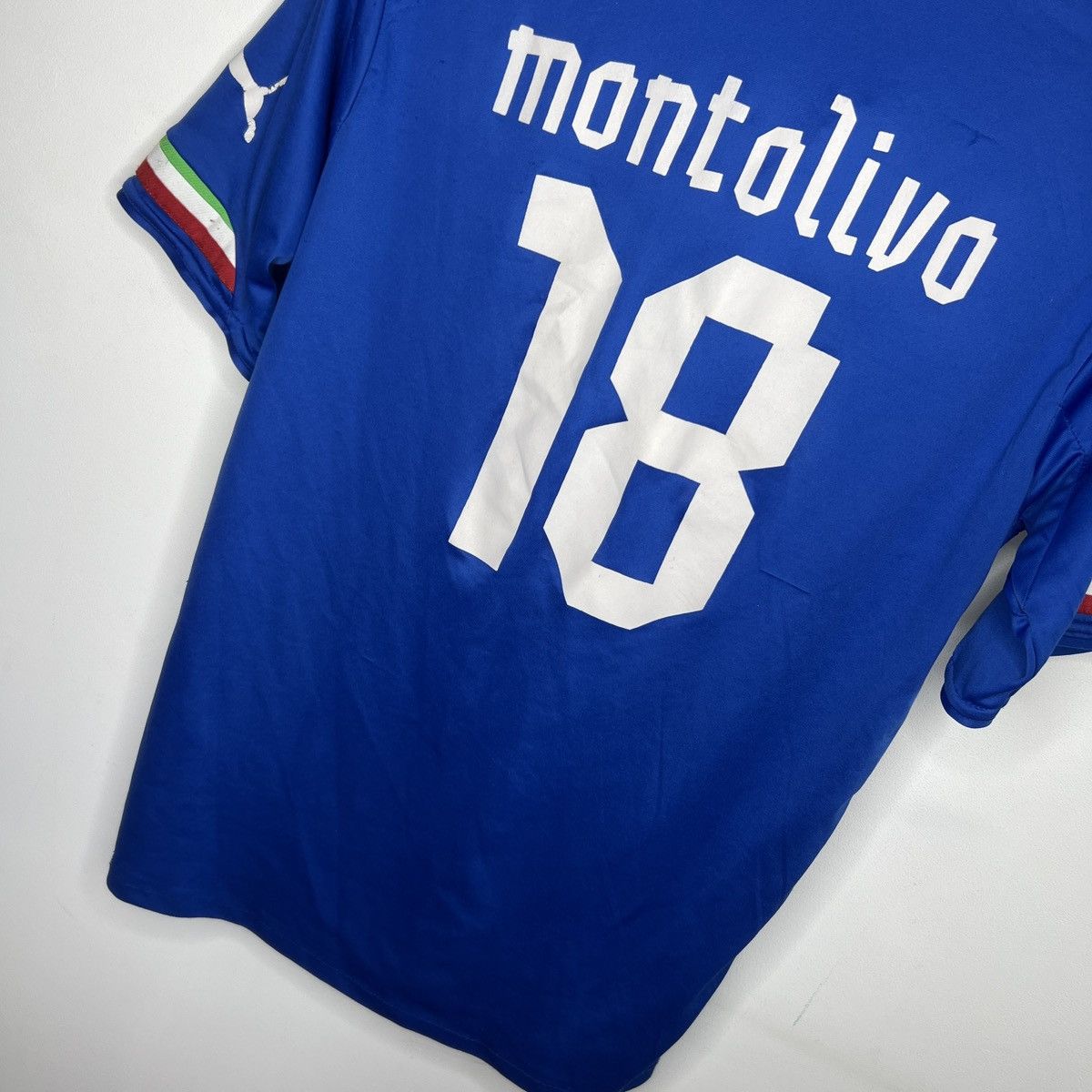 Puma Puma Italy Montolivo 18 Blue Jersey Tshirt Kit Soccer Tesm Size US M / EU 48-50 / 2 - 7 Thumbnail