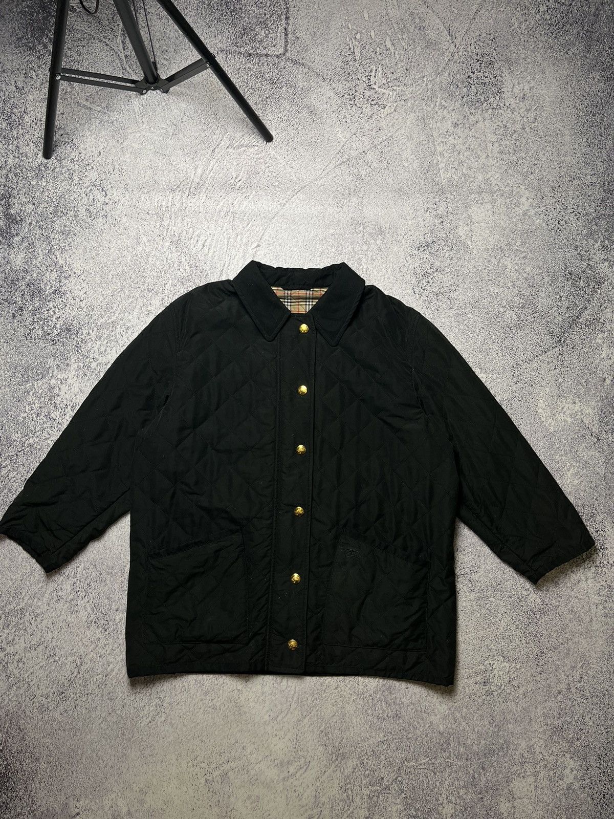 Burberry Vintage Burberrys luxury Quilted Lined Jacket Size US S / EU 44-46 / 1 - 2 Thumbnail