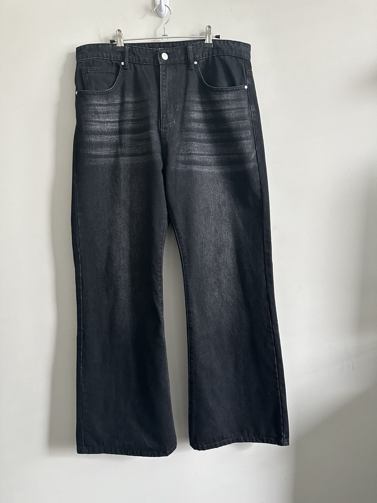 Basketcase LAX Flair Denim Jet Black LAX, raw indigo denim