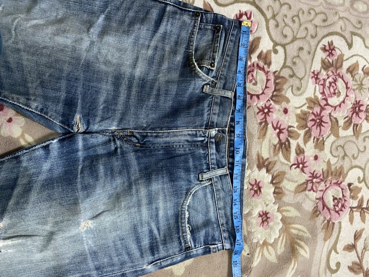 If Six Was Nine × Japanese Brand × Uniqlo Uniqlo distressed denim very rare Size US 35 - 13 Thumbnail