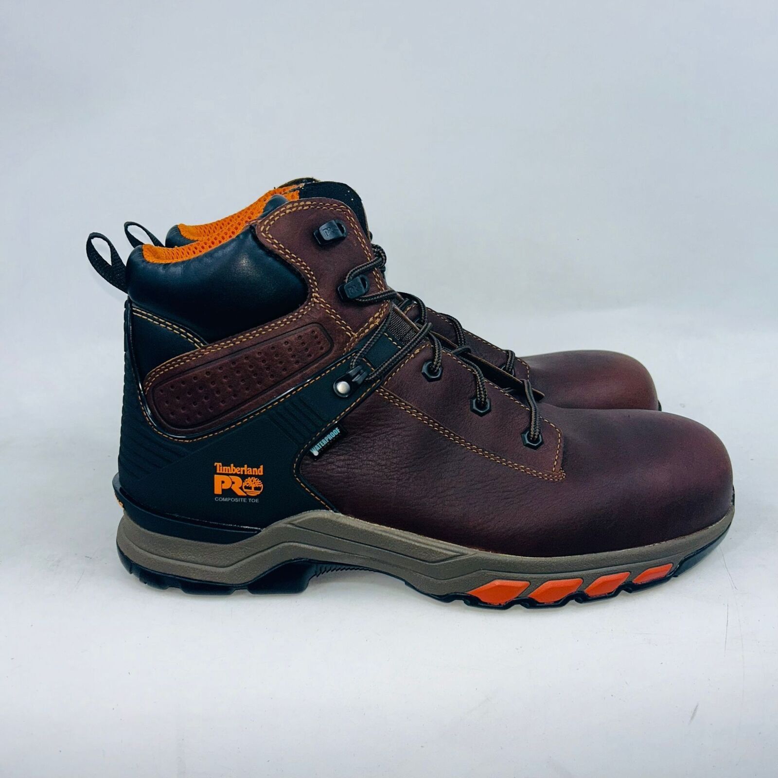 Timberland TIMBERLAND MENS BOONDOCK 6" HYPERCHARGE BROWN BOOT SIZE 9.5D Size US 9.5 / EU 42-43 - 1 Thumbnail