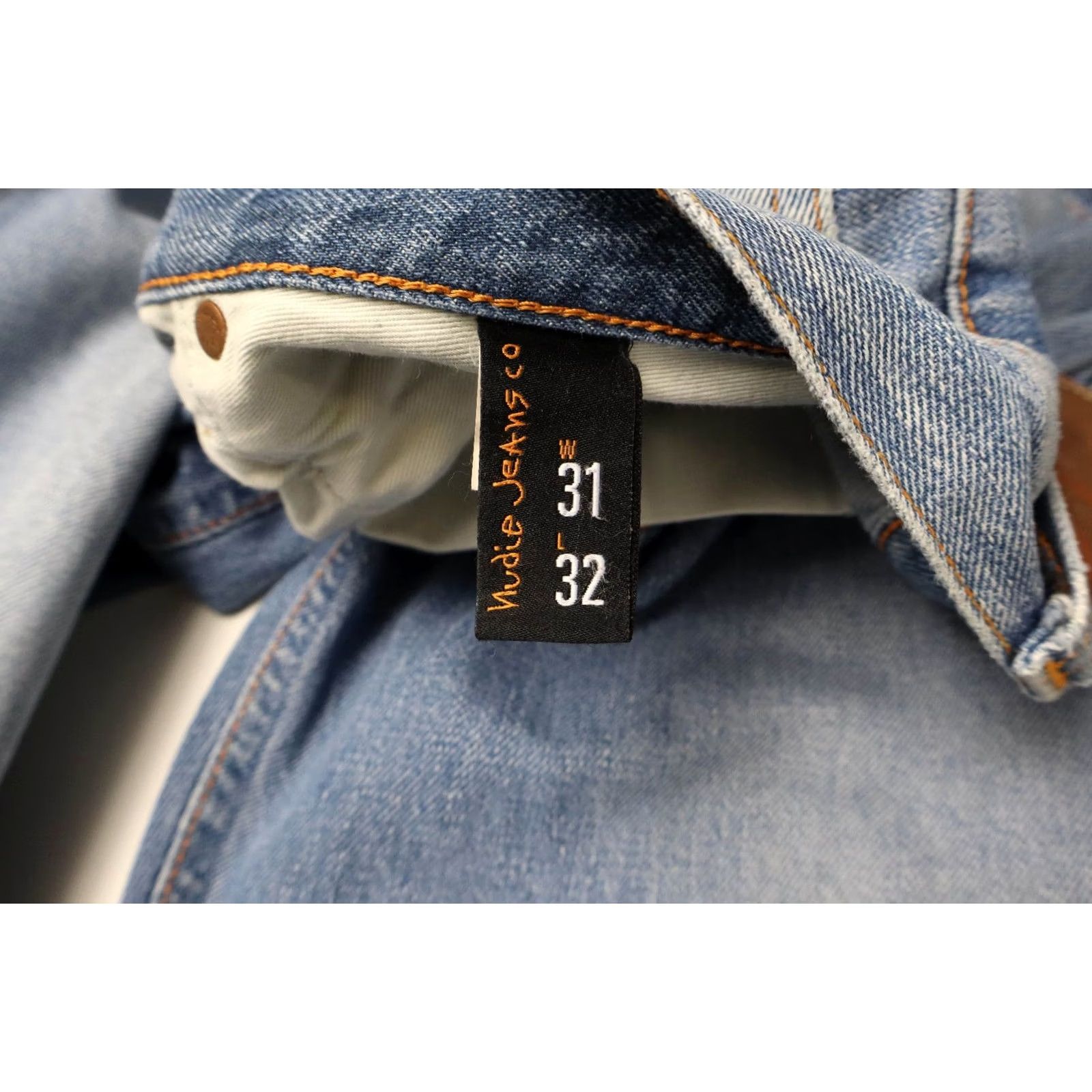 Nudie Jeans NUDIE JEANS Even Steven Organic Light Jeans Men's W31/L32 Blue Faded Whiskers Jeans Tapered Denim Light 100% Cotton Slim/Regular Fit W31 L32 Mens Size US 31 - 6 Thumbnail