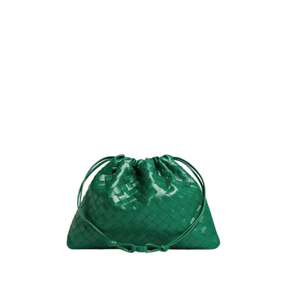 Bottega Veneta BOTTEGA VENETA Dustbag Medium $2600 Jungle Intrecciato Leath Size ONE SIZE - 4 Thumbnail