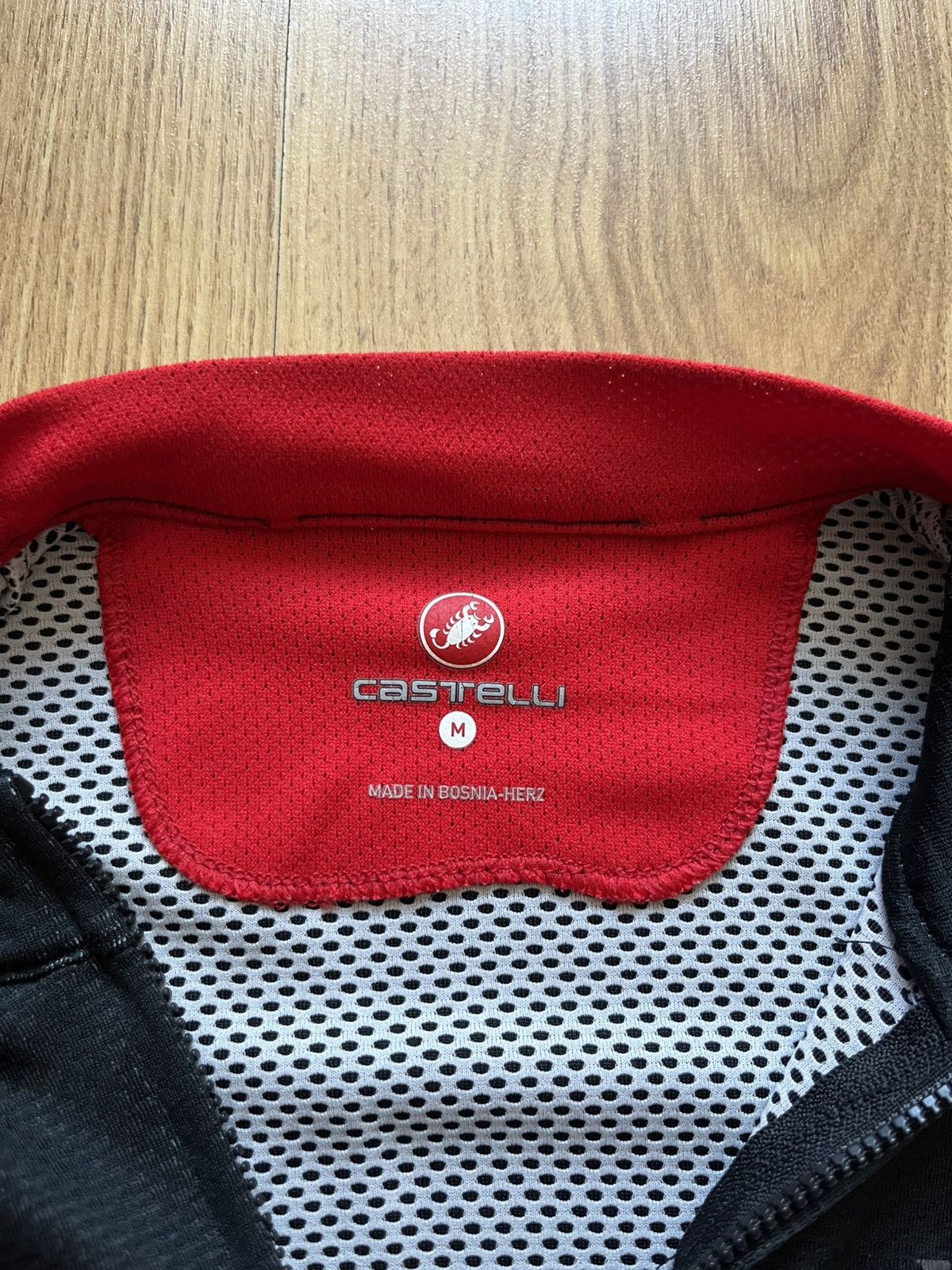 Other Castelli Cycling Jersey Black Red Medium Size US M / EU 48-50 / 2 - 8 Thumbnail