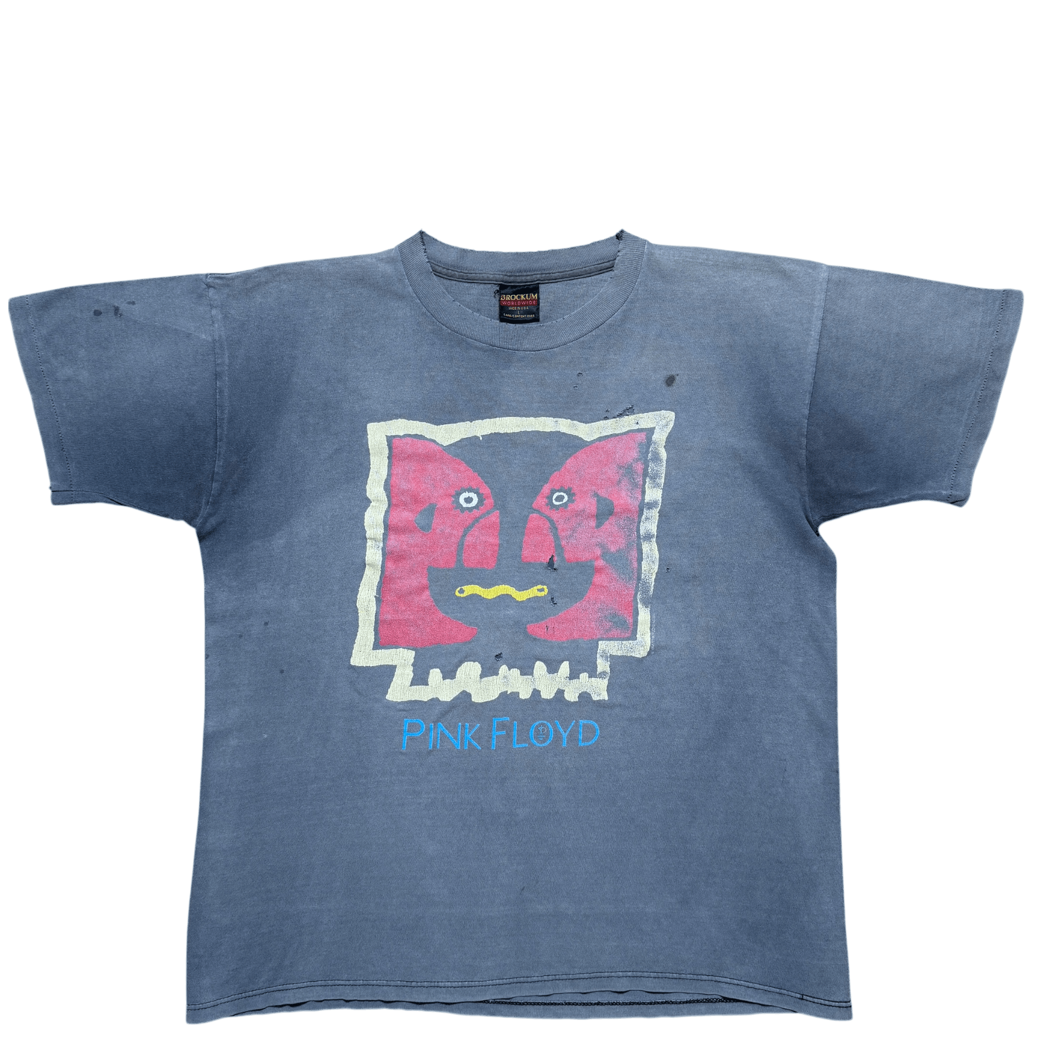 Vintage RARE Vintage Pink Floyd Division Bell Faded T-shirt Size US L / EU 52-54 / 3 - 1 Thumbnail